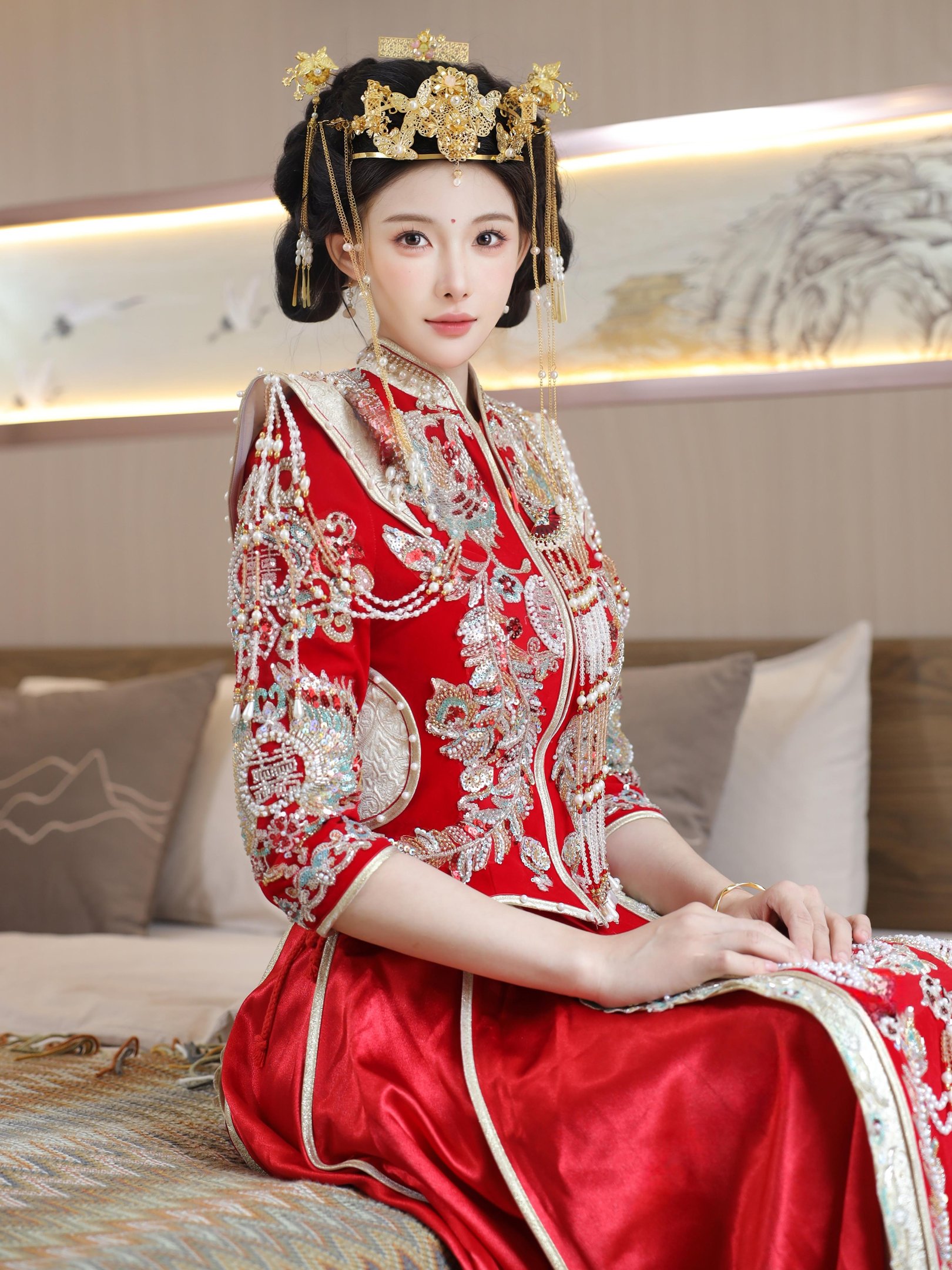 梨霜儿秀禾服写真 113P | 大尺度私房图集