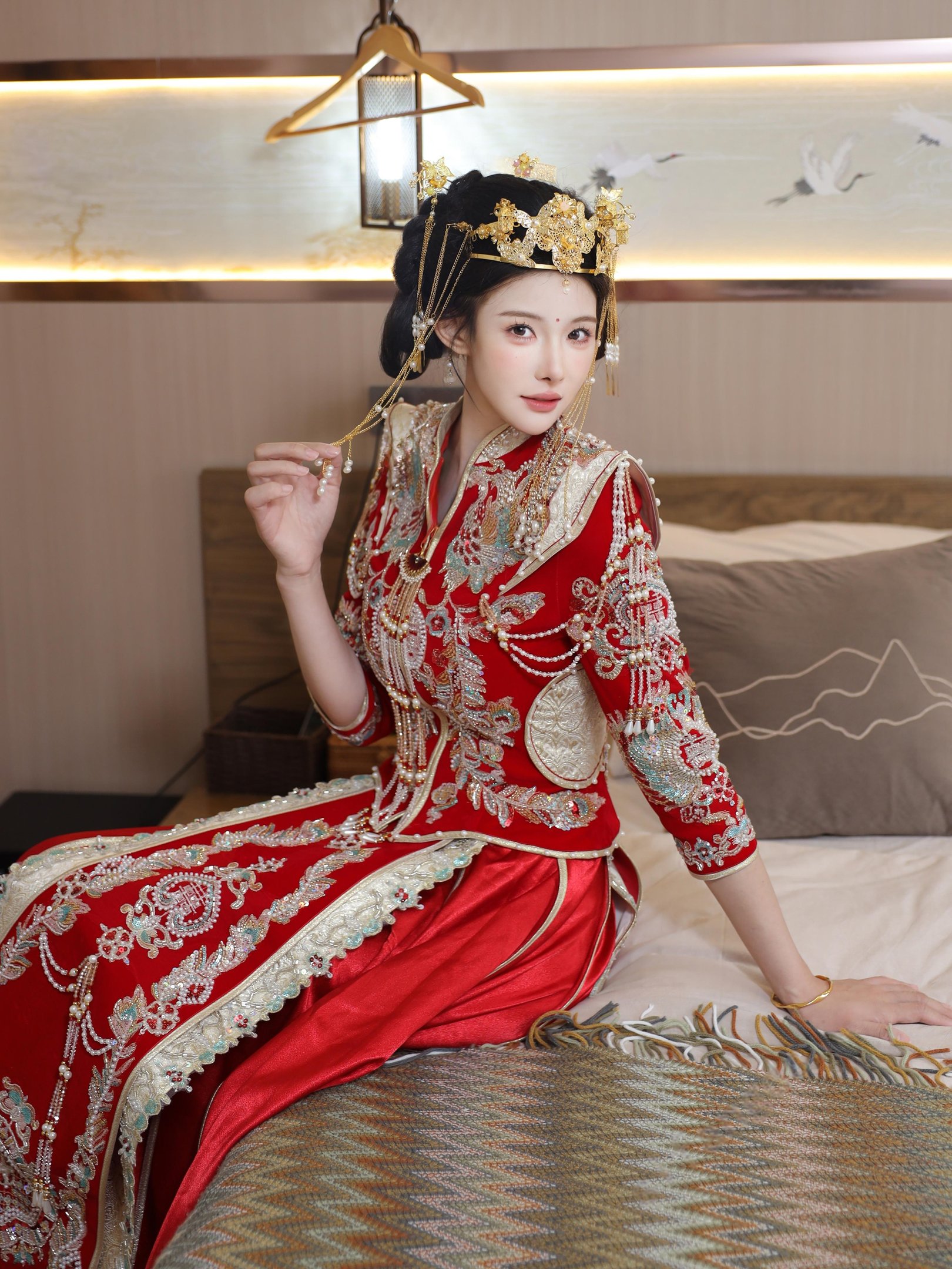 梨霜儿秀禾服写真 113P | 大尺度私房图集