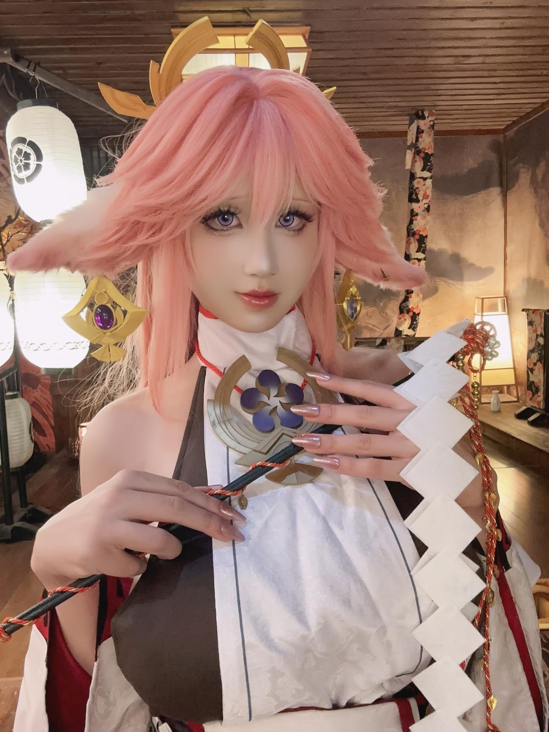 Sakura in Full Bloom - Yae Miko