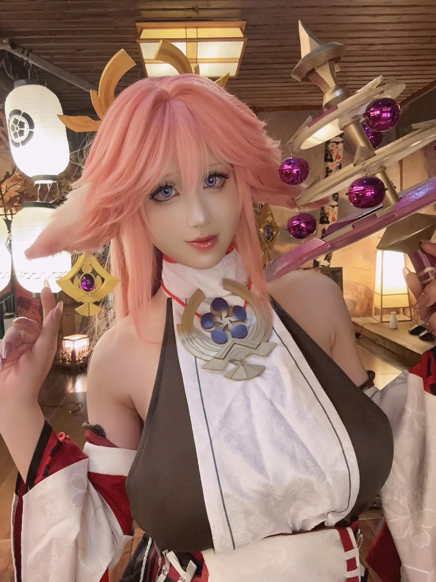 Sakura in Full Bloom - Yae Miko