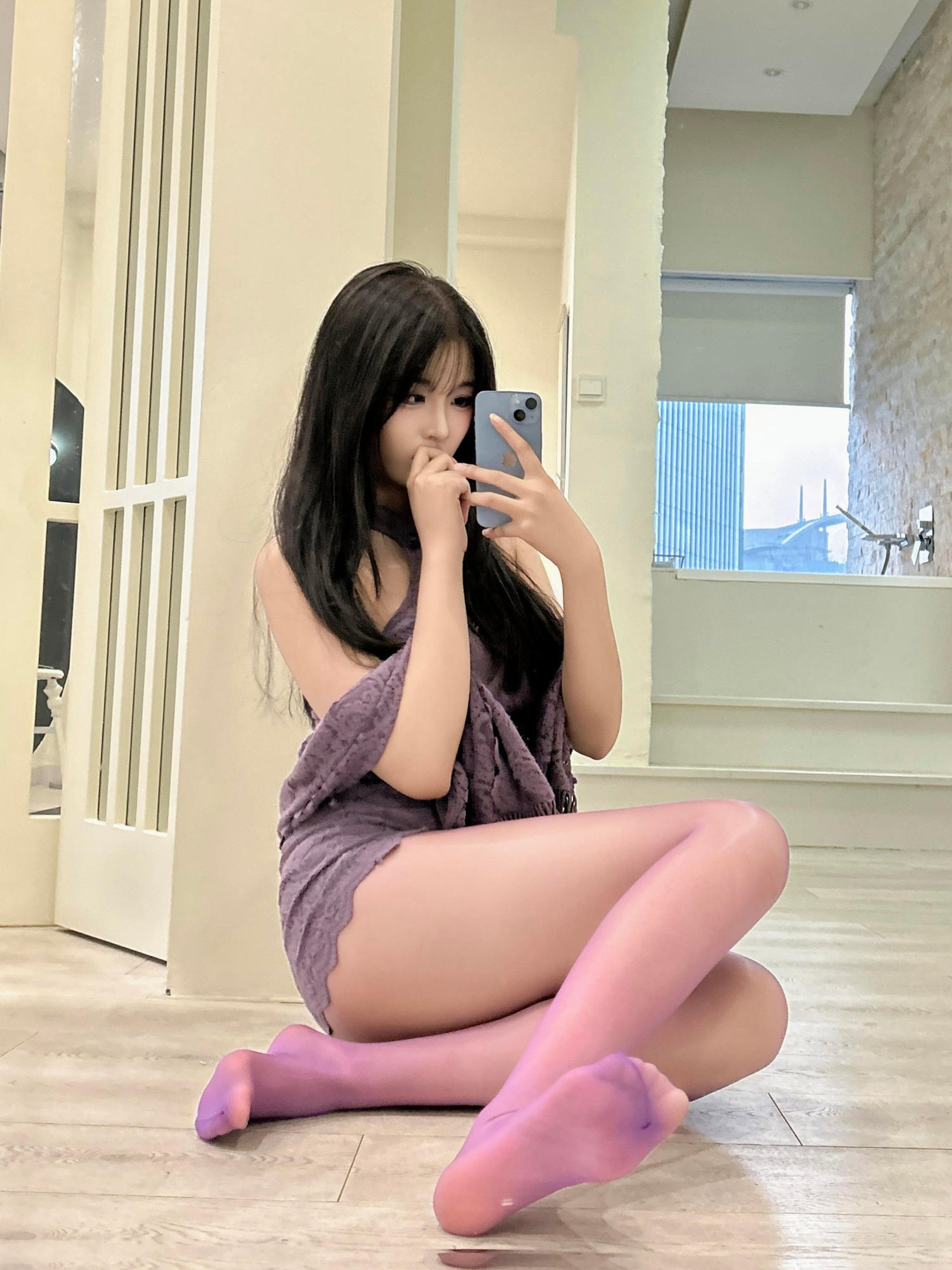 Xuân Tiểu Học - Áo Dài Tím 140P