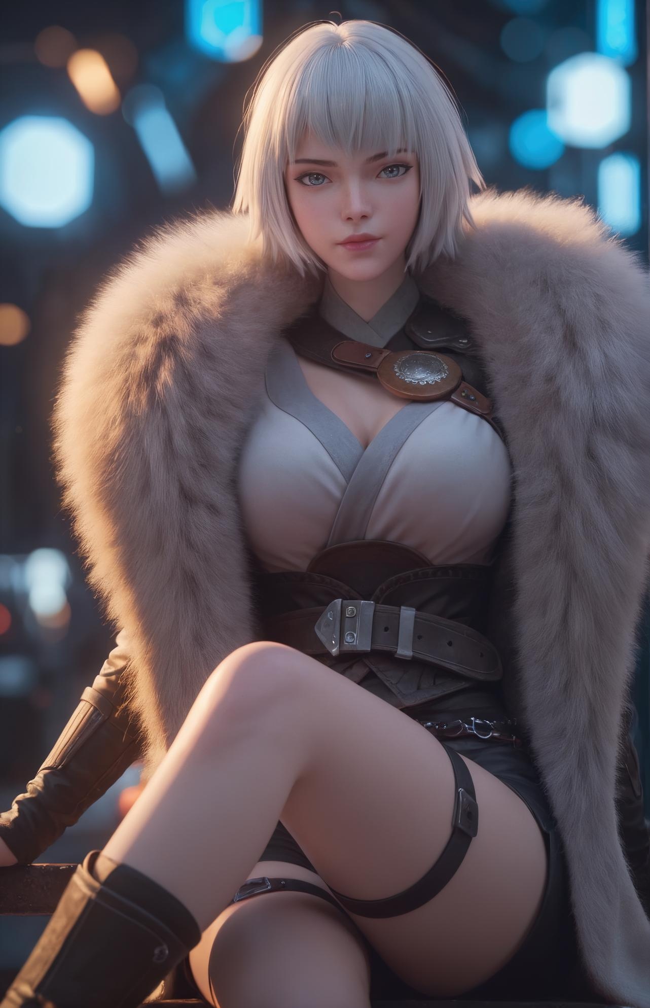 AI Porn - 灵笼 白月魁 4K AI 裸图图库 269P