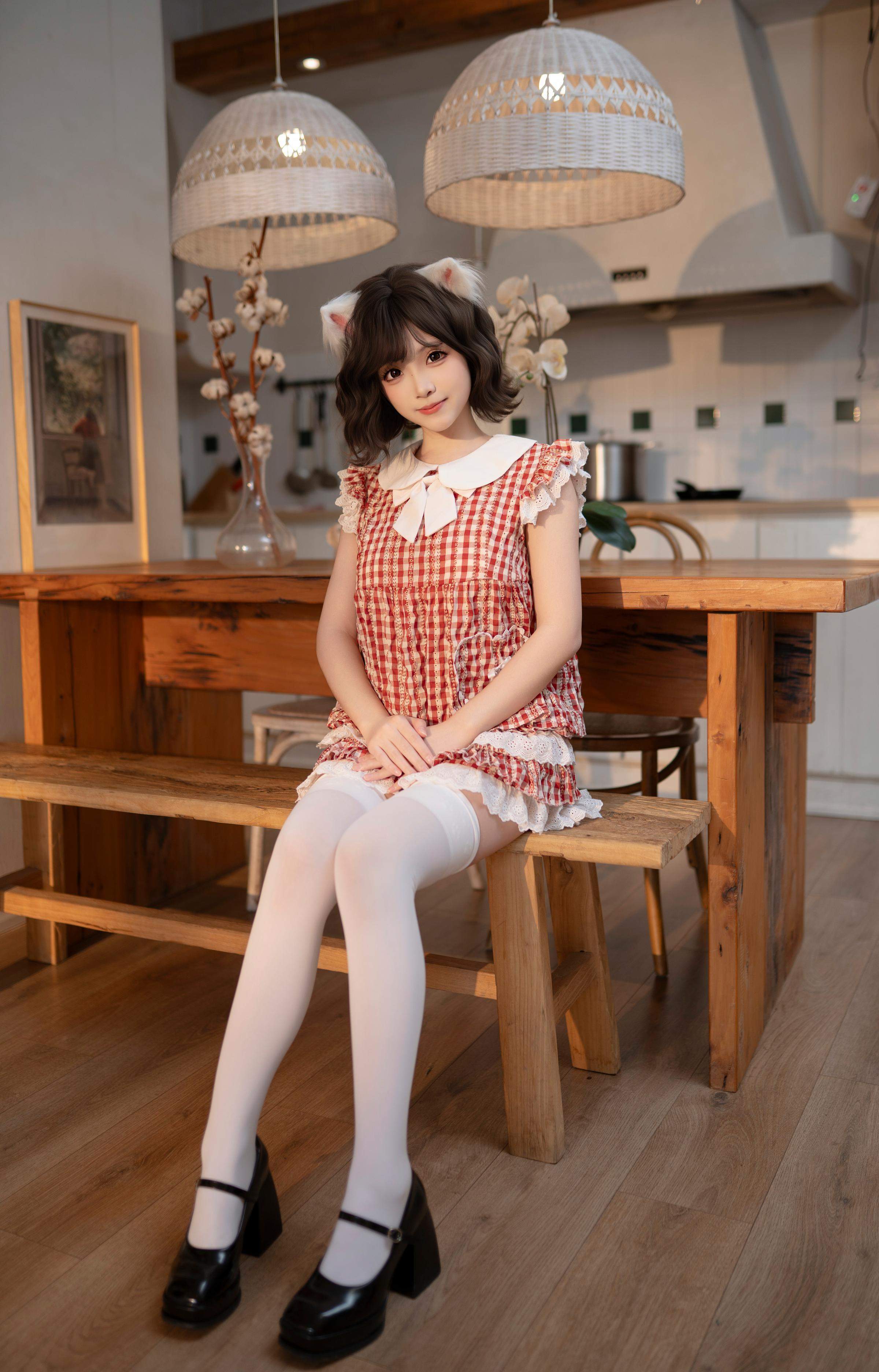 Bangni Bonnie Cosplay Mèo Nhà Gỗ 80P3V
