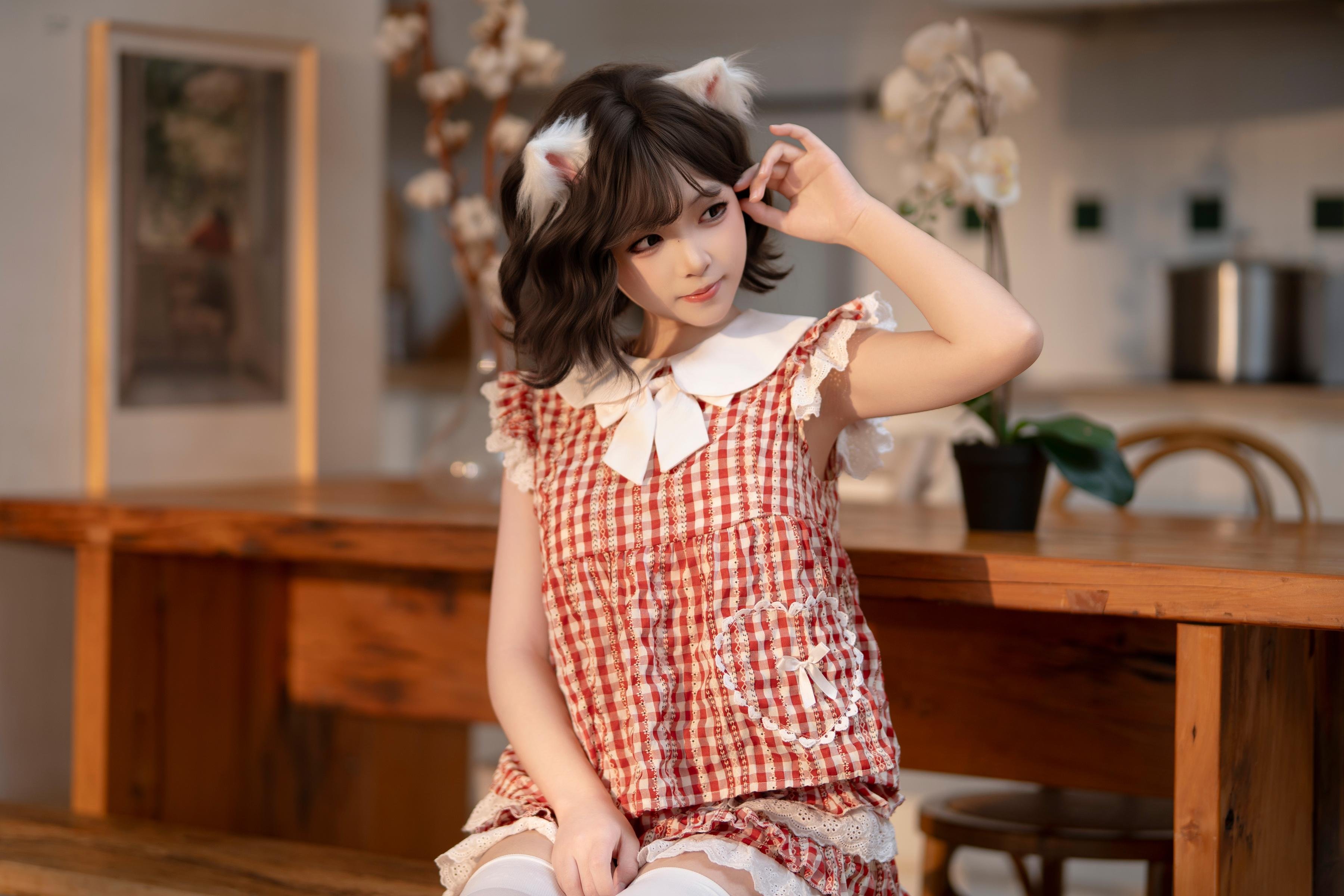 Bangni Bonnie Cosplay Mèo Nhà Gỗ 80P3V