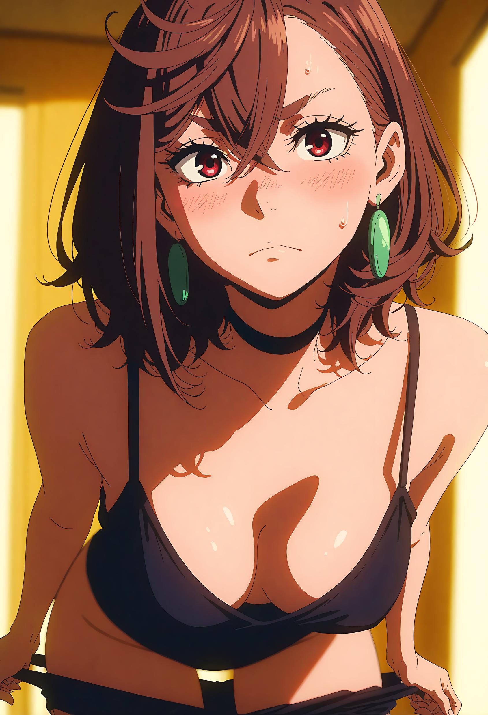 'Anime Girl Tạo Bởi AI - [2D] 绫濑桃 Momo Ayase (Dandadan) Cô Gái Ngực Lớn Tóc Ngắn Trong Đồng Phục Xé Rách Đen, Cảm Giác Tuyệt Đỉnh 86P'