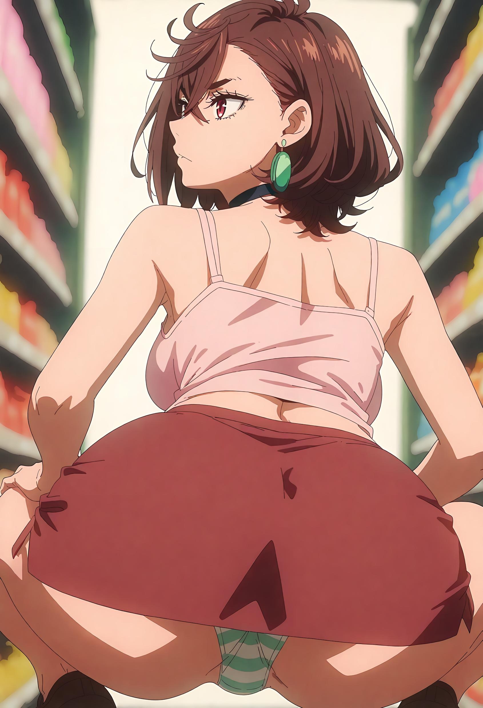 'Anime Girl Tạo Bởi AI - [2D] 绫濑桃 Momo Ayase (Dandadan) Cô Gái Ngực Lớn Tóc Ngắn Trong Đồng Phục Xé Rách Đen, Cảm Giác Tuyệt Đỉnh 86P'