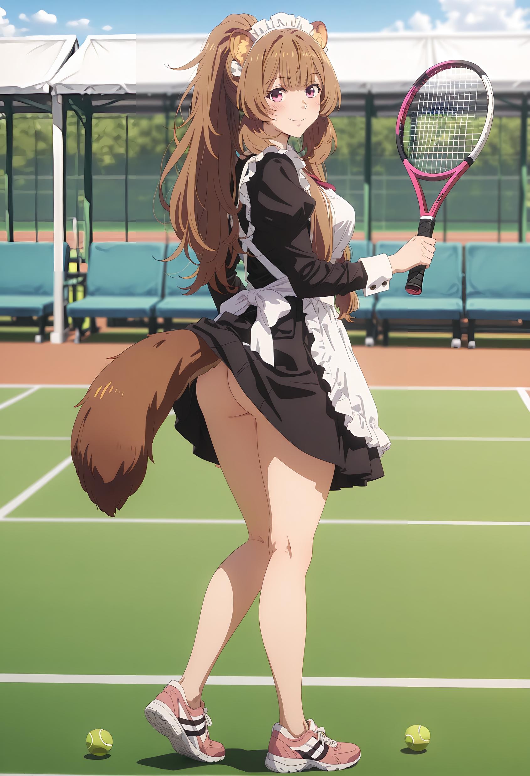 Cô Gái Anime Tạo Bởi AI - [2D] 拉芙塔莉雅 Raphtalia (盾之勇者成名录) Nô Lệ Gái Khổng Lồ Tóc Nâu, Tai Thú, Ngực Khủng, Đuôi Quấn Quanh, Không Chỉnh Sửa 189P