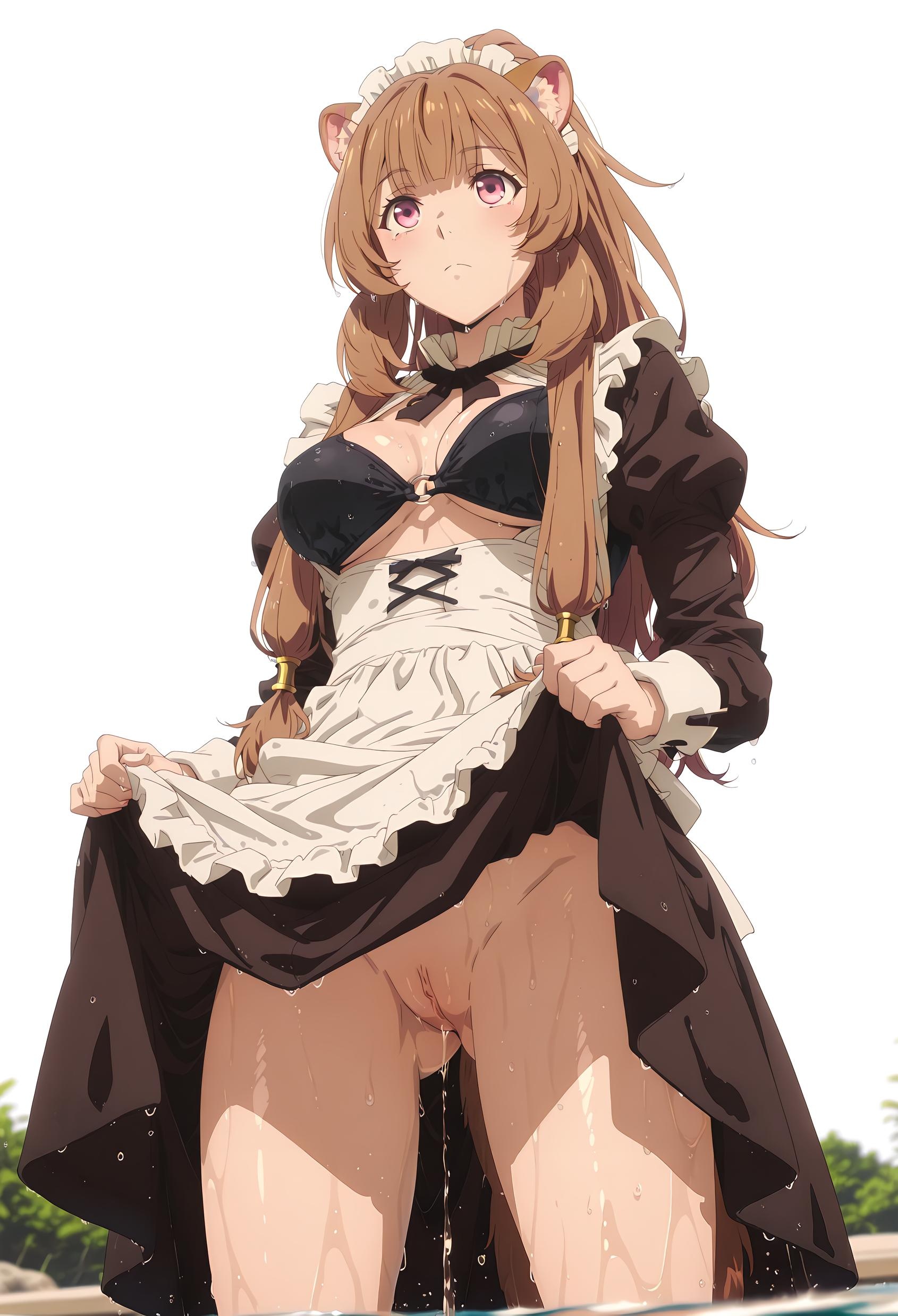 Cô Gái Anime Tạo Bởi AI - [2D] 拉芙塔莉雅 Raphtalia (盾之勇者成名录) Nô Lệ Gái Khổng Lồ Tóc Nâu, Tai Thú, Ngực Khủng, Đuôi Quấn Quanh, Không Chỉnh Sửa 189P