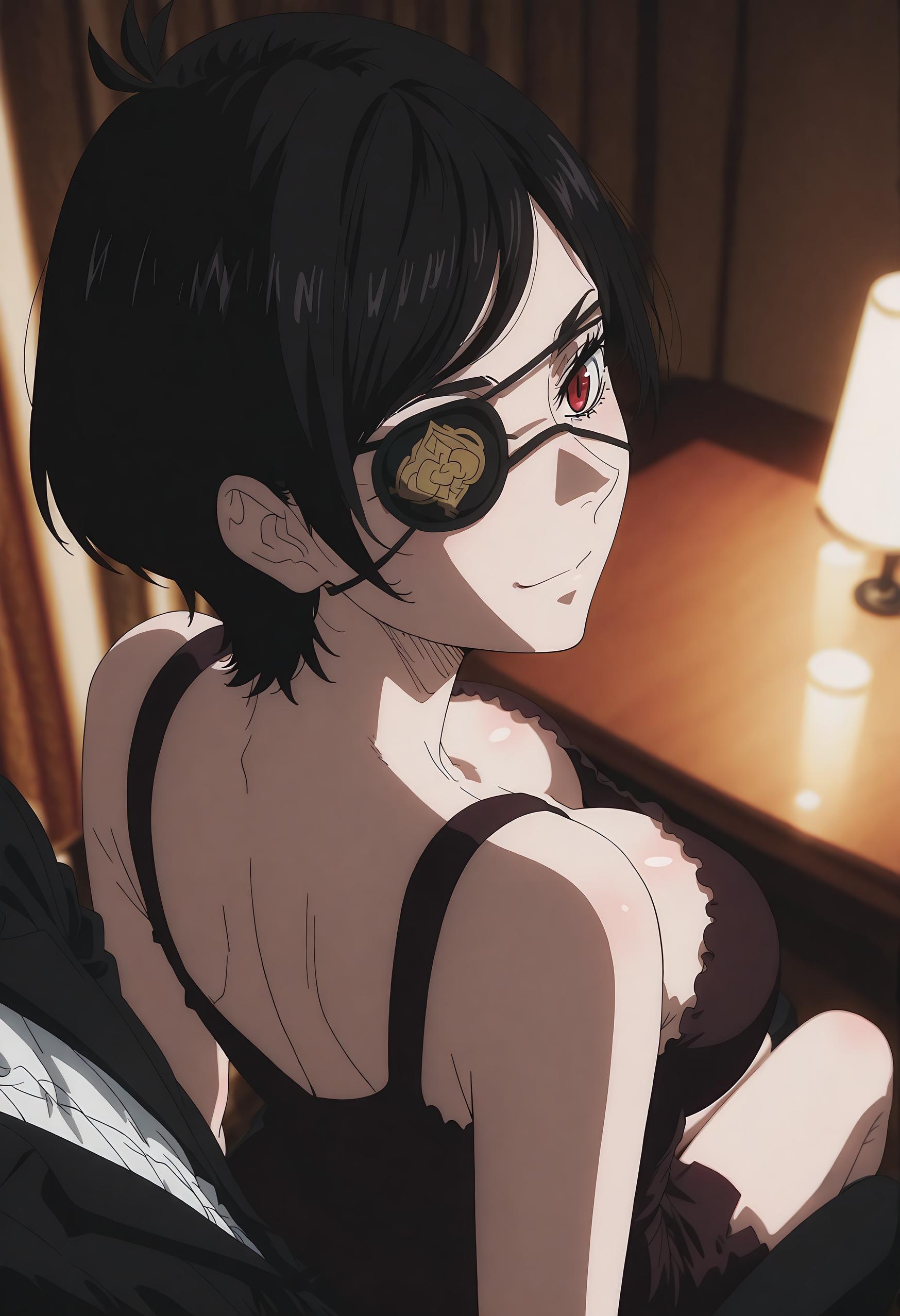 Cô Gái Anime Tạo Ra Bằng AI - [2D] 瓦尼卡·佐格拉提斯: Nữ Hoàng Điên Cuồng Ba Chiều Đen Tối với Tóc Đen, Mắt Đỏ, Khẩu Trang Rách, Ngực Khủng, Tất Đen Mở Đường, Huấn Luyện Tối Ưu 55P