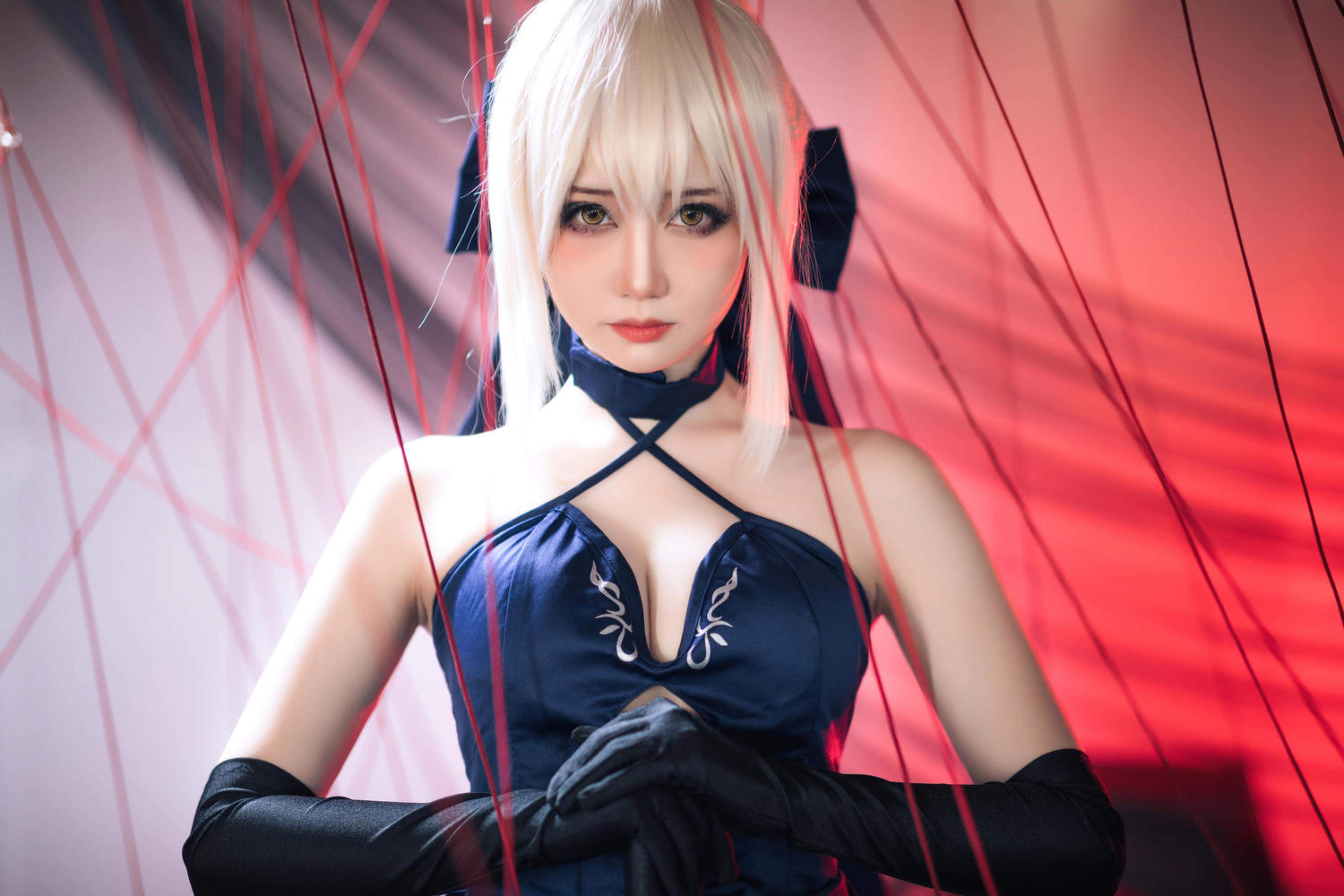 '[cosplay] Mén Mén Thán - cos Black Jeanne d'Arc: Thực Tế Hóa Nữ Thần Báo Thù Rồng, Xé Rách Áo Dài, Ngực Khủng, Tất Đen Mở Đường, Sa Ngã Tột Độ, Không Chỉnh Sửa 72P'