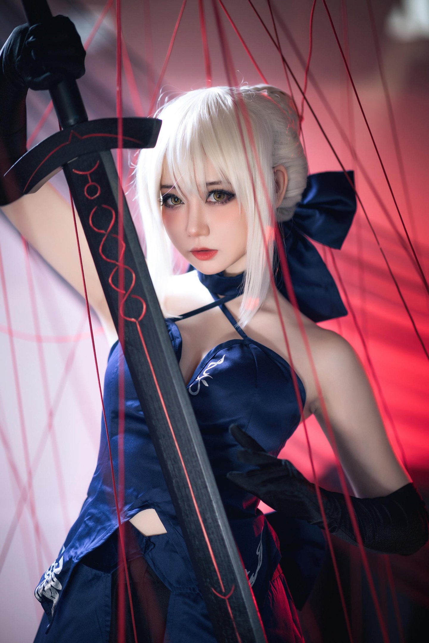 '[cosplay] Mén Mén Thán - cos Black Jeanne d'Arc: Thực Tế Hóa Nữ Thần Báo Thù Rồng, Xé Rách Áo Dài, Ngực Khủng, Tất Đen Mở Đường, Sa Ngã Tột Độ, Không Chỉnh Sửa 72P'