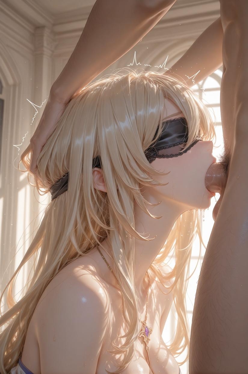 AI Porn - Celistria 金发修女束缚 AI 图库 265P