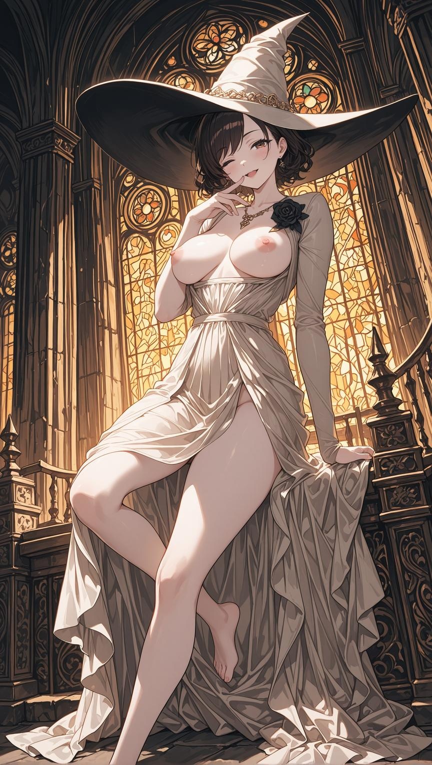 Cô Gái Anime Tạo Ra Bằng AI - [3D] 阿尔茜娜·德米特雷斯库: Sinh Hóa Nguy Cơ 8 - Nữ Quý Tộc Ma Cà Rồng Tóc Đen, Cám Dỗ Sa Ngã Tại Yến Tiệc Lâu Đài Dưới Ánh Trăng, 52P