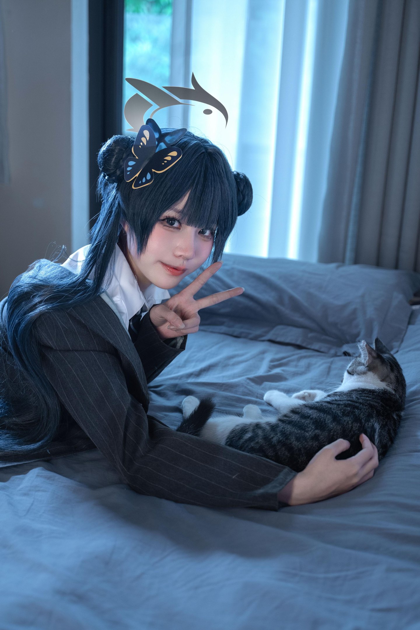 costume hóa] 清水凪 - 龙华妃咲JK: Tái hiện trang phục JK, phong cách học đường và khí chất nhân vật, cảm giác thường nhật và không gian nhân vật trong bố cục đơn giản 52P