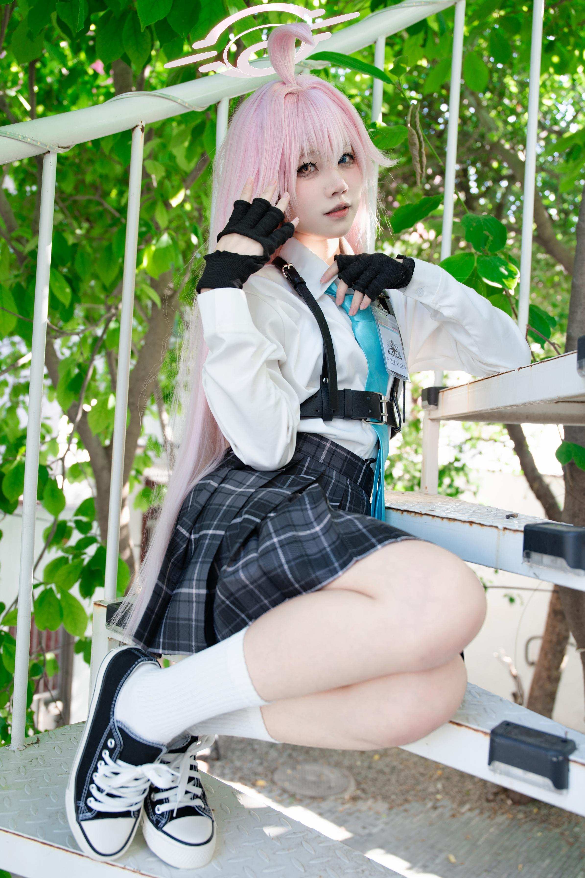 '[cosplay] 清水凪 - cos 小鸟游星野: Nữ sinh JK trong Đột Kích Xanh, chân dài quyến rũ, không chỉnh sửa 88P'