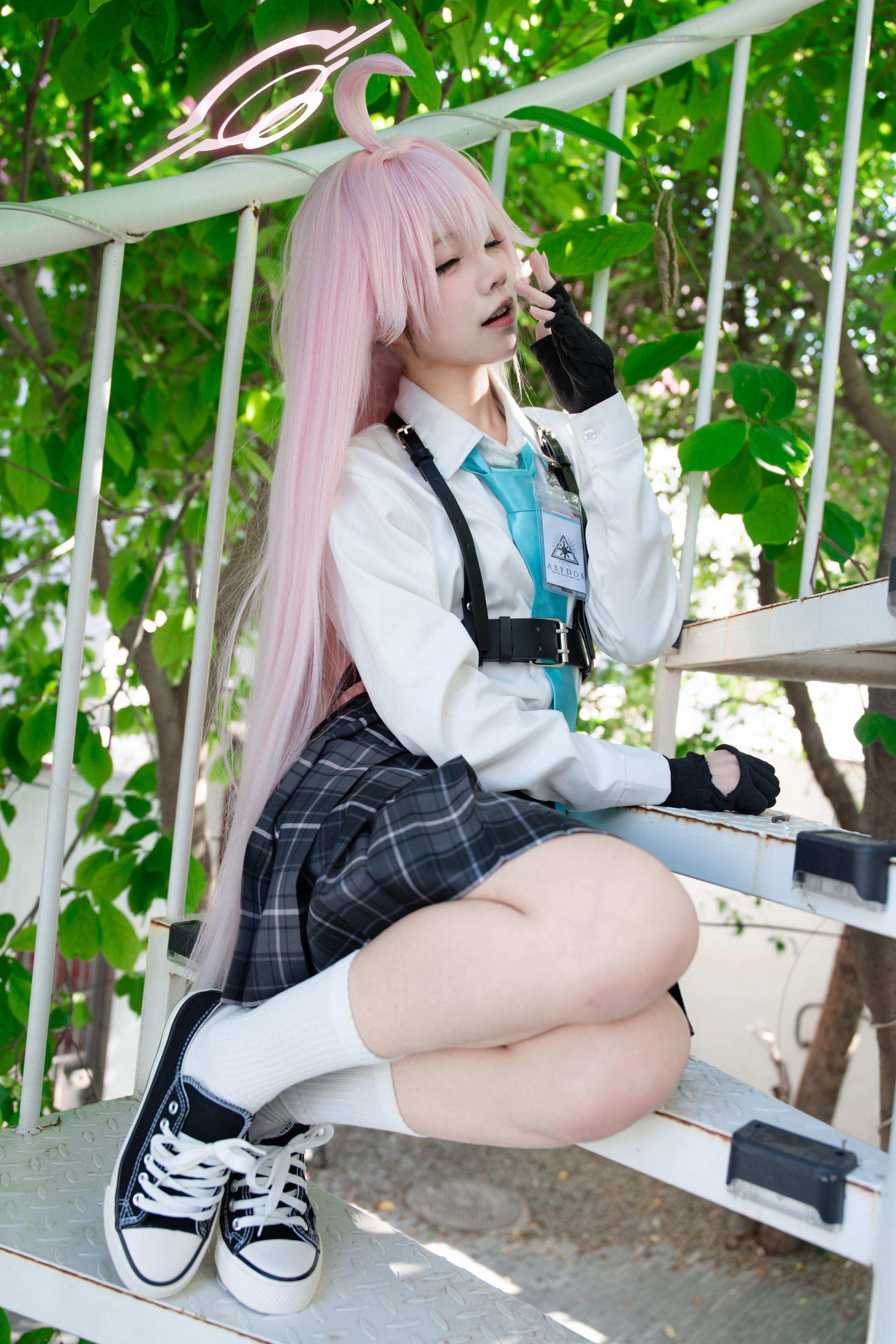 '[cosplay] 清水凪 - cos 小鸟游星野: Nữ sinh JK trong Đột Kích Xanh, chân dài quyến rũ, không chỉnh sửa 88P'