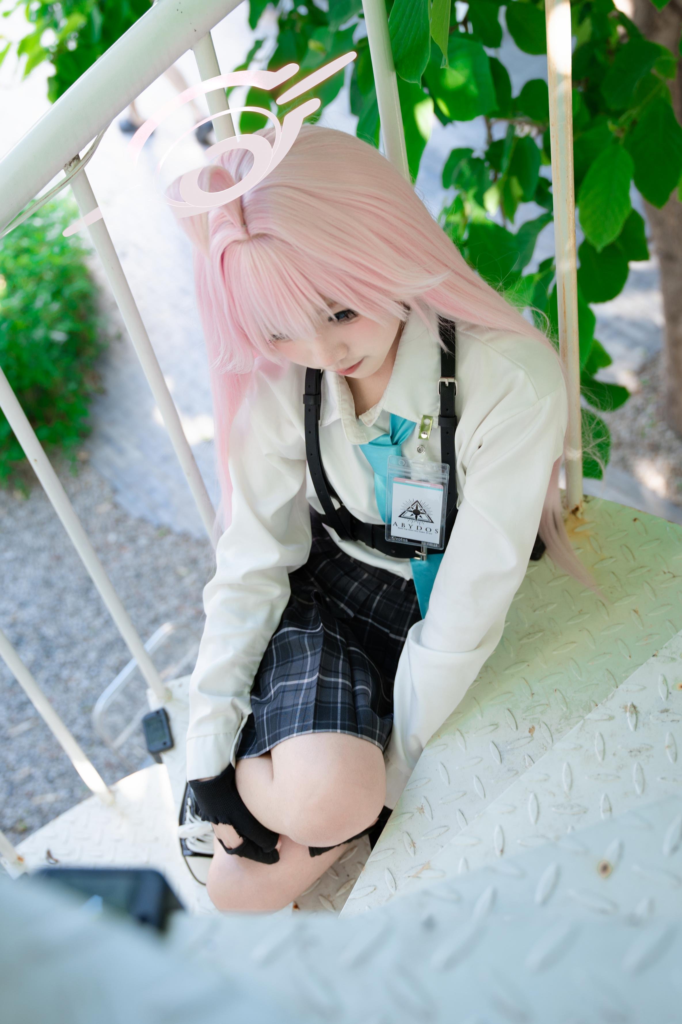 '[cosplay] 清水凪 - cos 小鸟游星野: Nữ sinh JK trong Đột Kích Xanh, chân dài quyến rũ, không chỉnh sửa 88P'