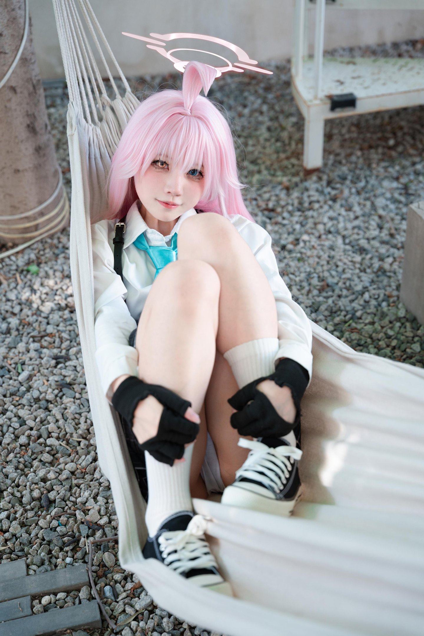 '[cosplay] 清水凪 - cos 小鸟游星野: Nữ sinh JK trong Đột Kích Xanh, chân dài quyến rũ, không chỉnh sửa 88P'