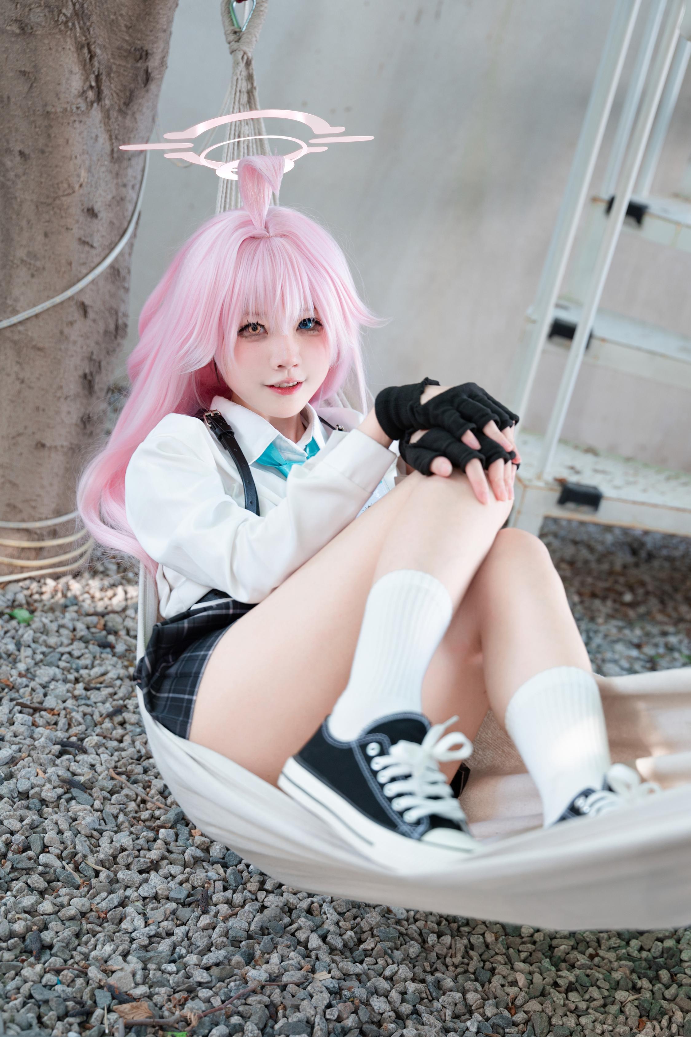 '[cosplay] 清水凪 - cos 小鸟游星野: Nữ sinh JK trong Đột Kích Xanh, chân dài quyến rũ, không chỉnh sửa 88P'