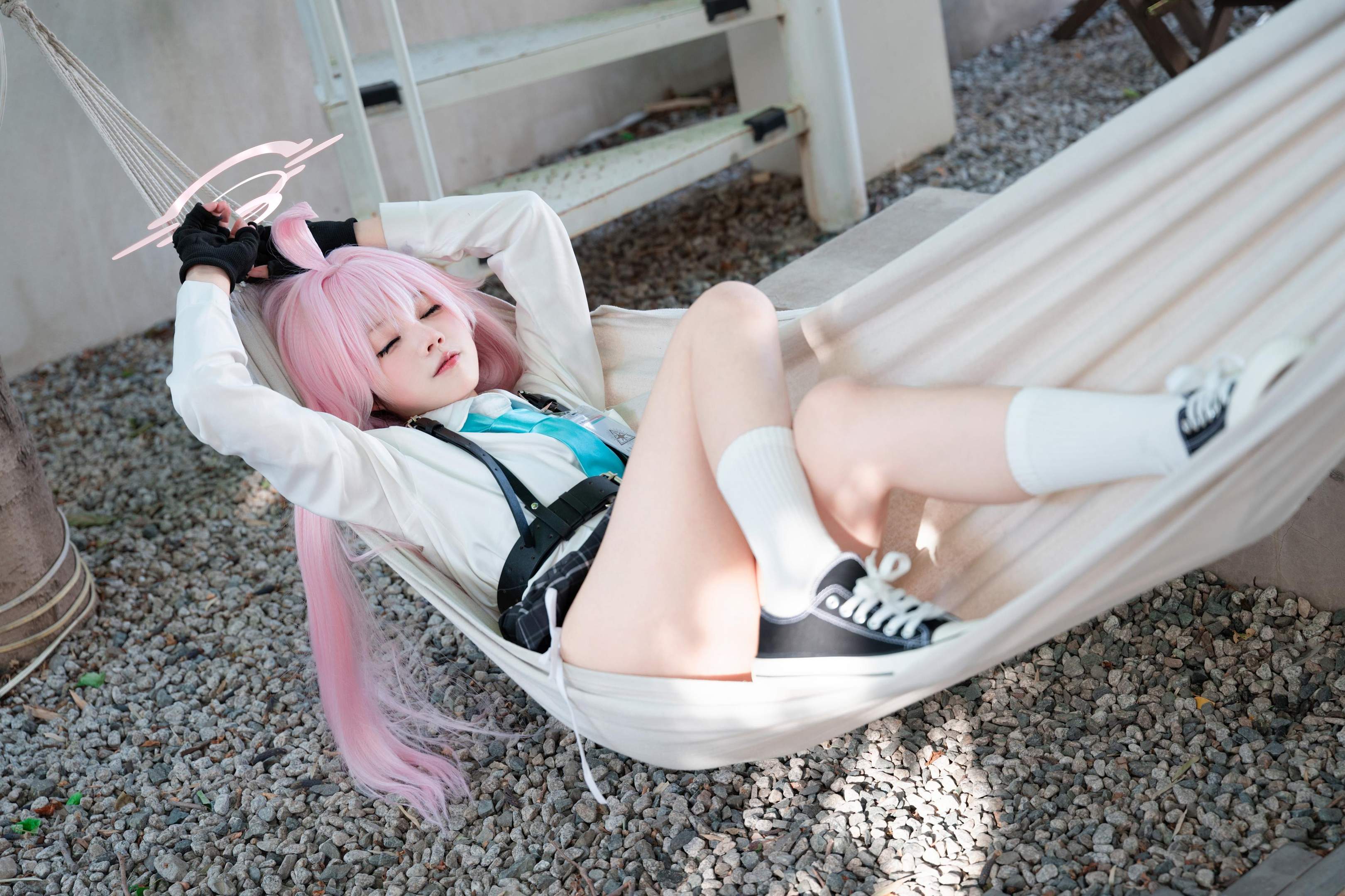 '[cosplay] 清水凪 - cos 小鸟游星野: Nữ sinh JK trong Đột Kích Xanh, chân dài quyến rũ, không chỉnh sửa 88P'