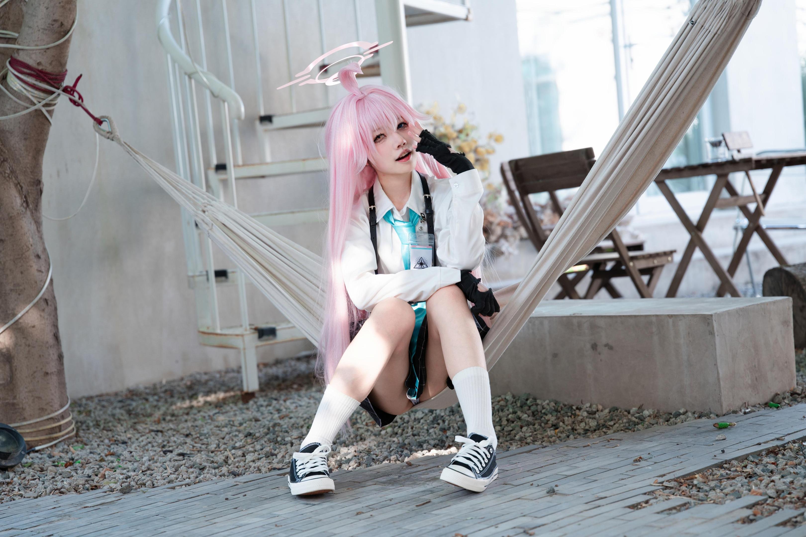 '[cosplay] 清水凪 - cos 小鸟游星野: Nữ sinh JK trong Đột Kích Xanh, chân dài quyến rũ, không chỉnh sửa 88P'