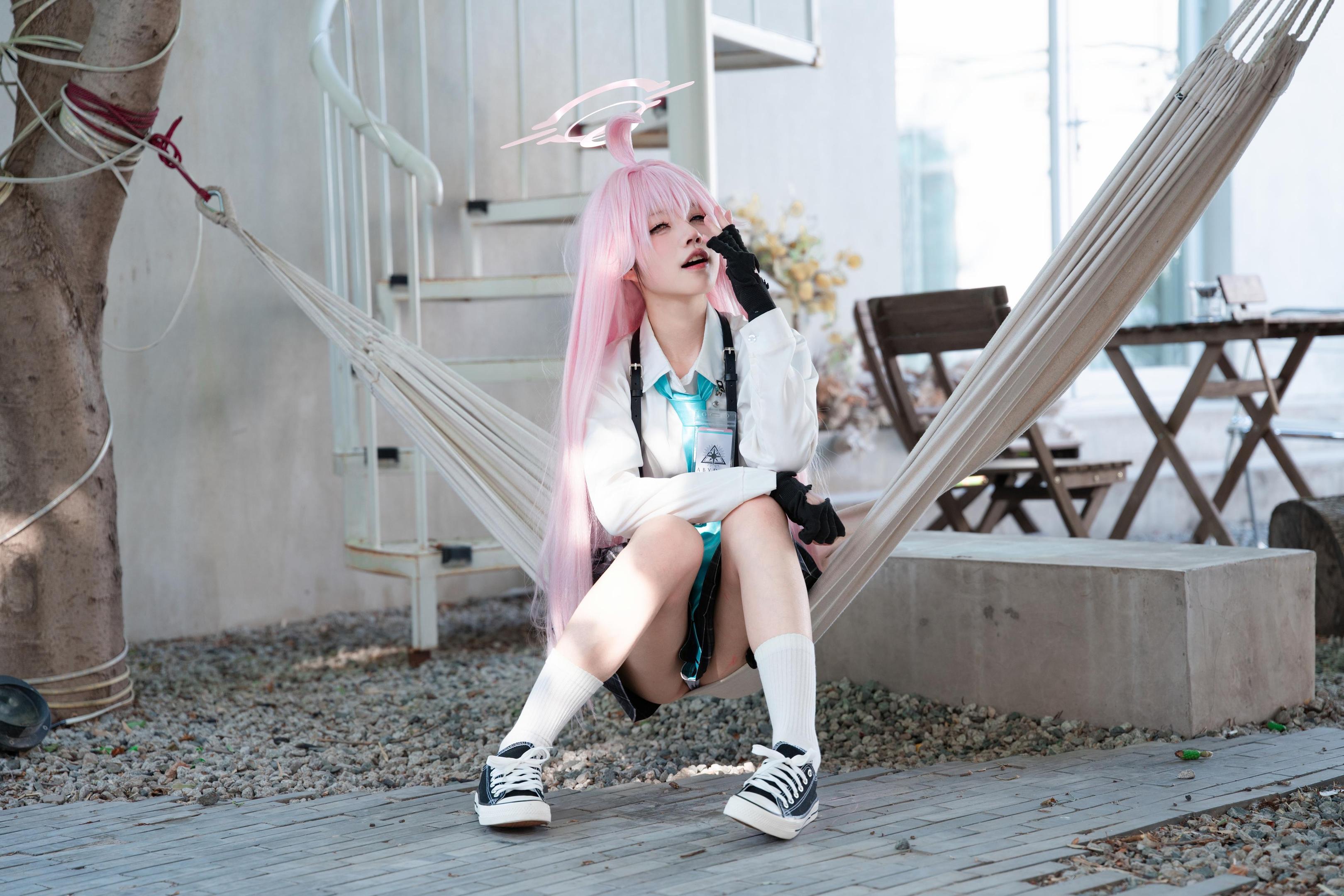 '[cosplay] 清水凪 - cos 小鸟游星野: Nữ sinh JK trong Đột Kích Xanh, chân dài quyến rũ, không chỉnh sửa 88P'