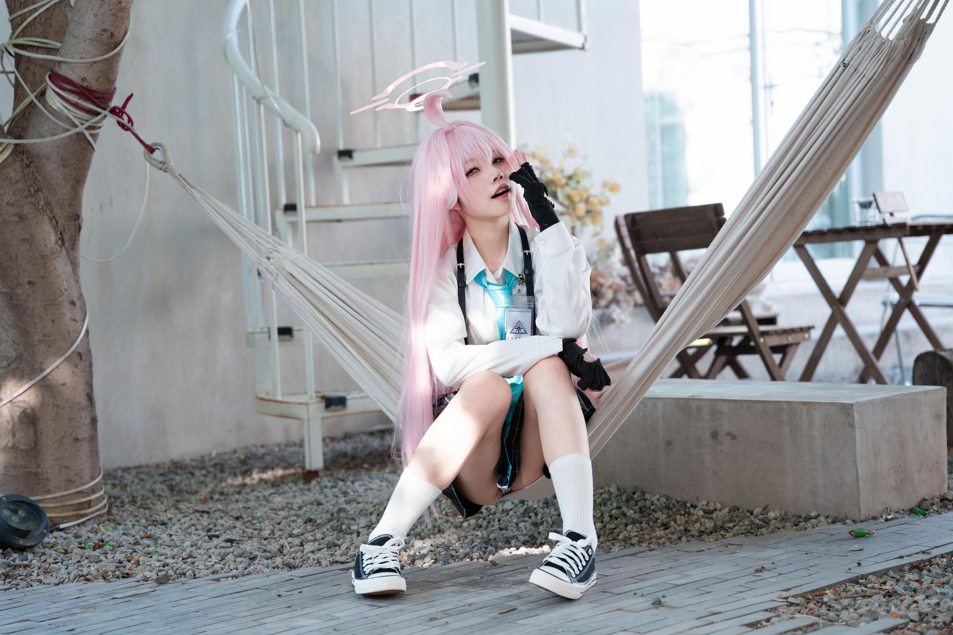 '[cosplay] 清水凪 - cos 小鸟游星野: Nữ sinh JK trong Đột Kích Xanh, chân dài quyến rũ, không chỉnh sửa 88P'