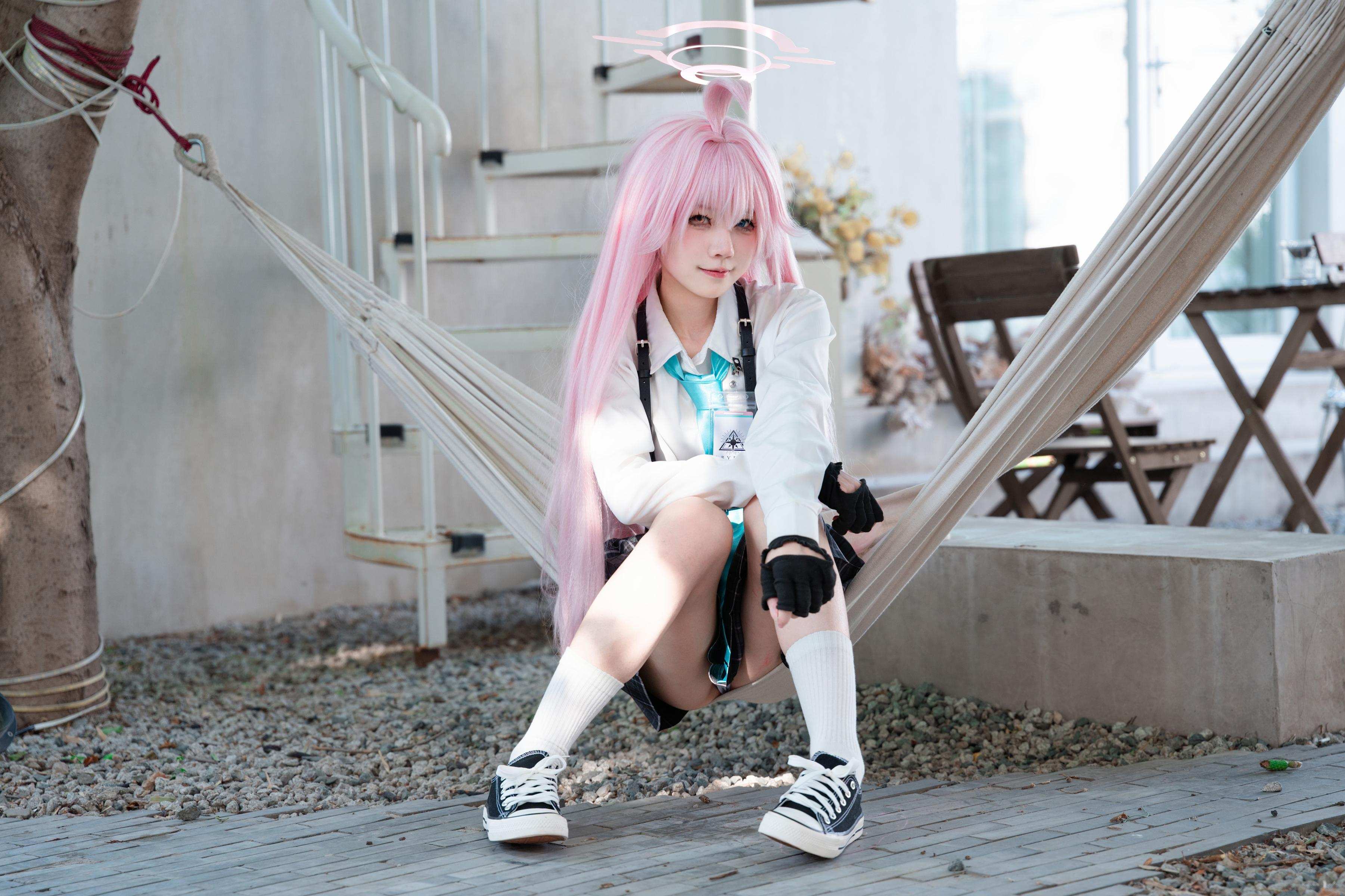 '[cosplay] 清水凪 - cos 小鸟游星野: Nữ sinh JK trong Đột Kích Xanh, chân dài quyến rũ, không chỉnh sửa 88P'