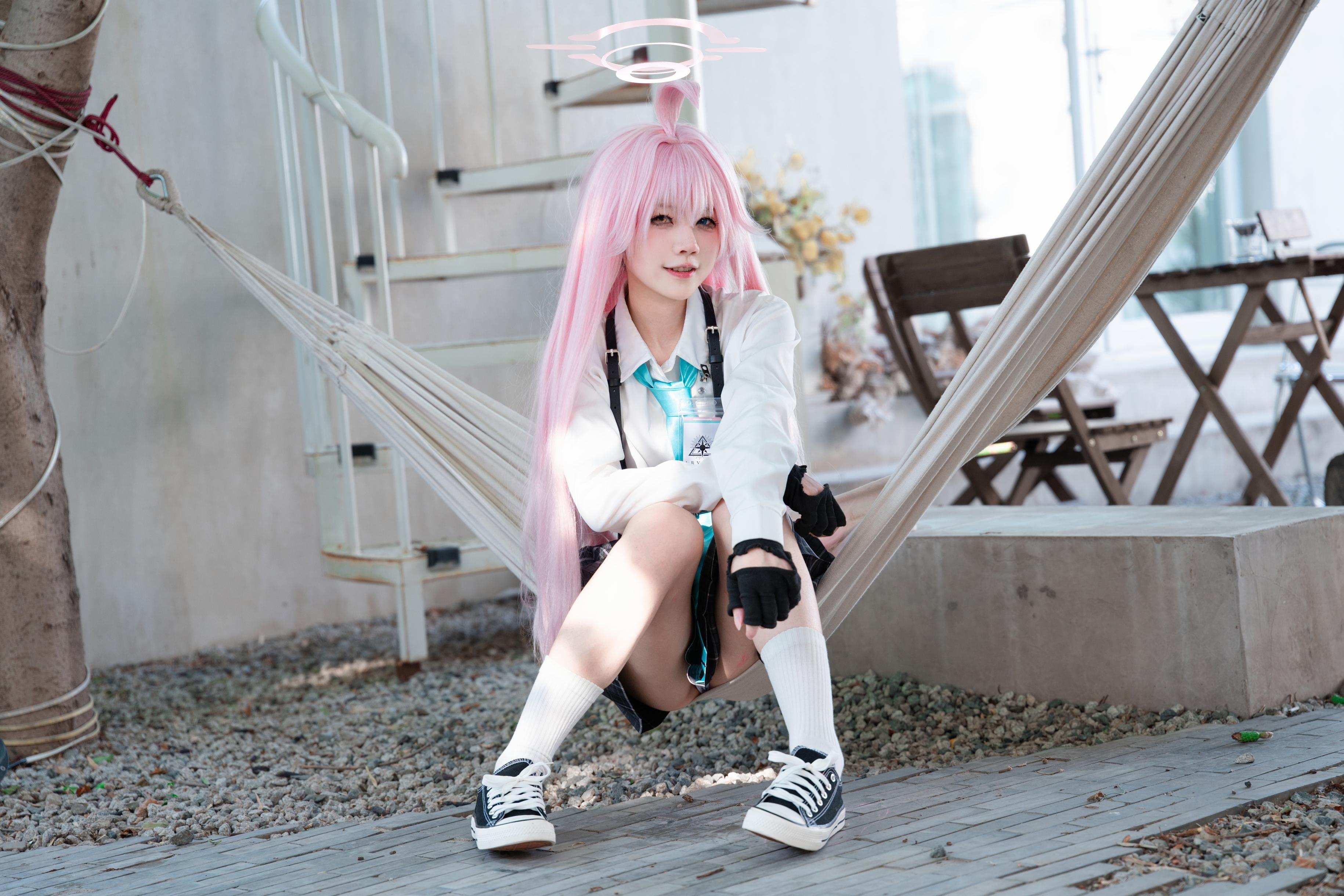 '[cosplay] 清水凪 - cos 小鸟游星野: Nữ sinh JK trong Đột Kích Xanh, chân dài quyến rũ, không chỉnh sửa 88P'