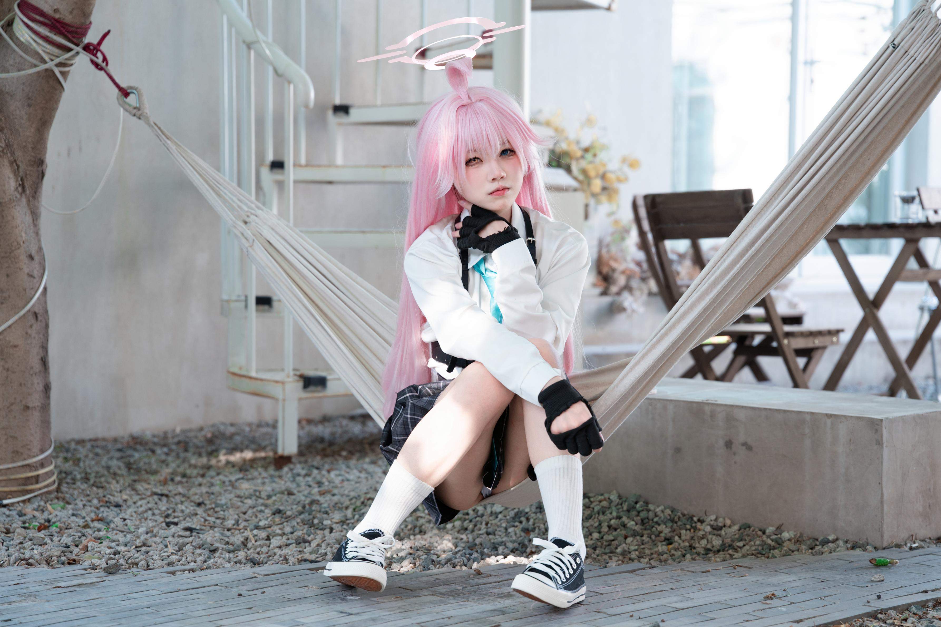 '[cosplay] 清水凪 - cos 小鸟游星野: Nữ sinh JK trong Đột Kích Xanh, chân dài quyến rũ, không chỉnh sửa 88P'