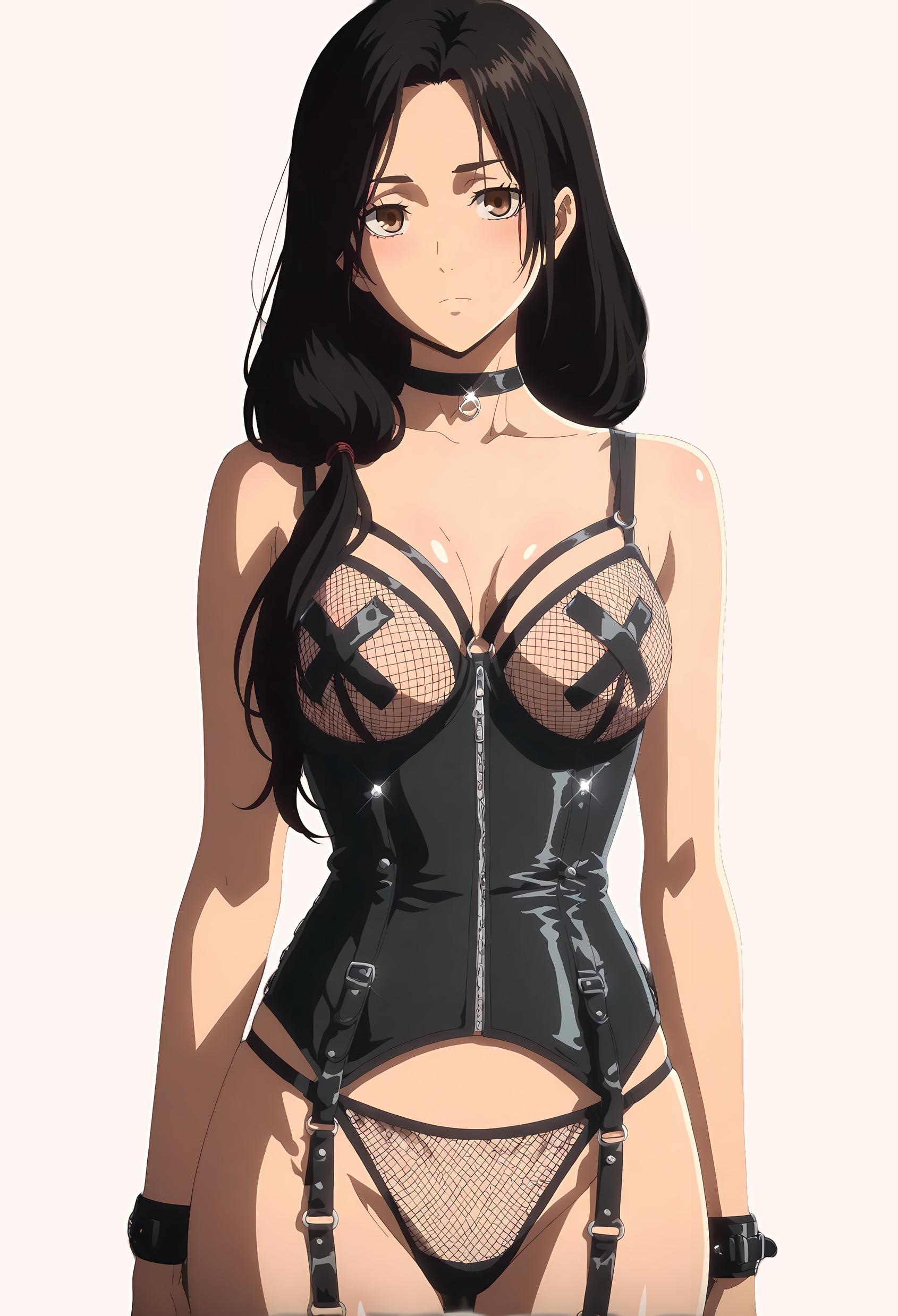 AI Generated Anime Girl - 卡尔菈：进击之巨人的温柔母亲 性感诱惑下美胸完美曲线展现极致诱惑 32P
