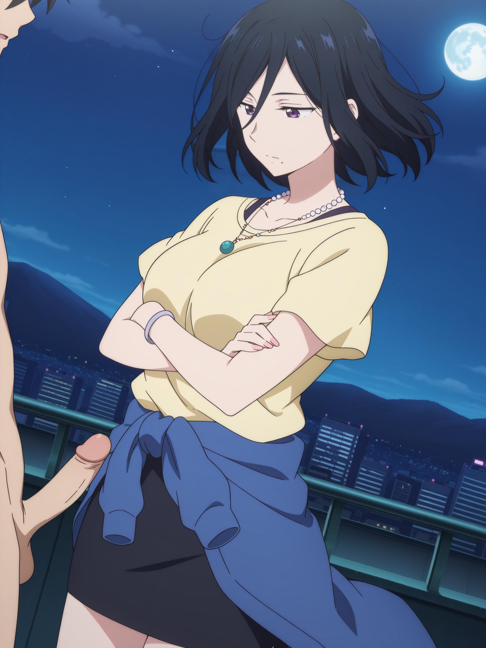 AI Generated Anime Girl - 名濑泉：境界的彼方白皙肌肤 美胸完美曲线下展现撩人姿势 80P