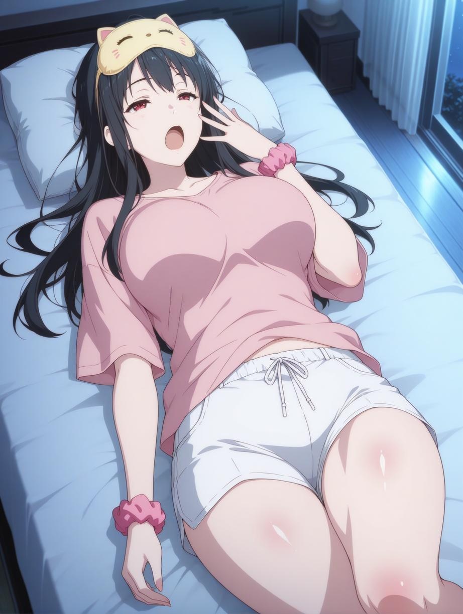 AI Generated Anime Girl - 名濑美月：境界的彼方湿身少女 白虎美胸在浴室中展现撩人姿势 53P