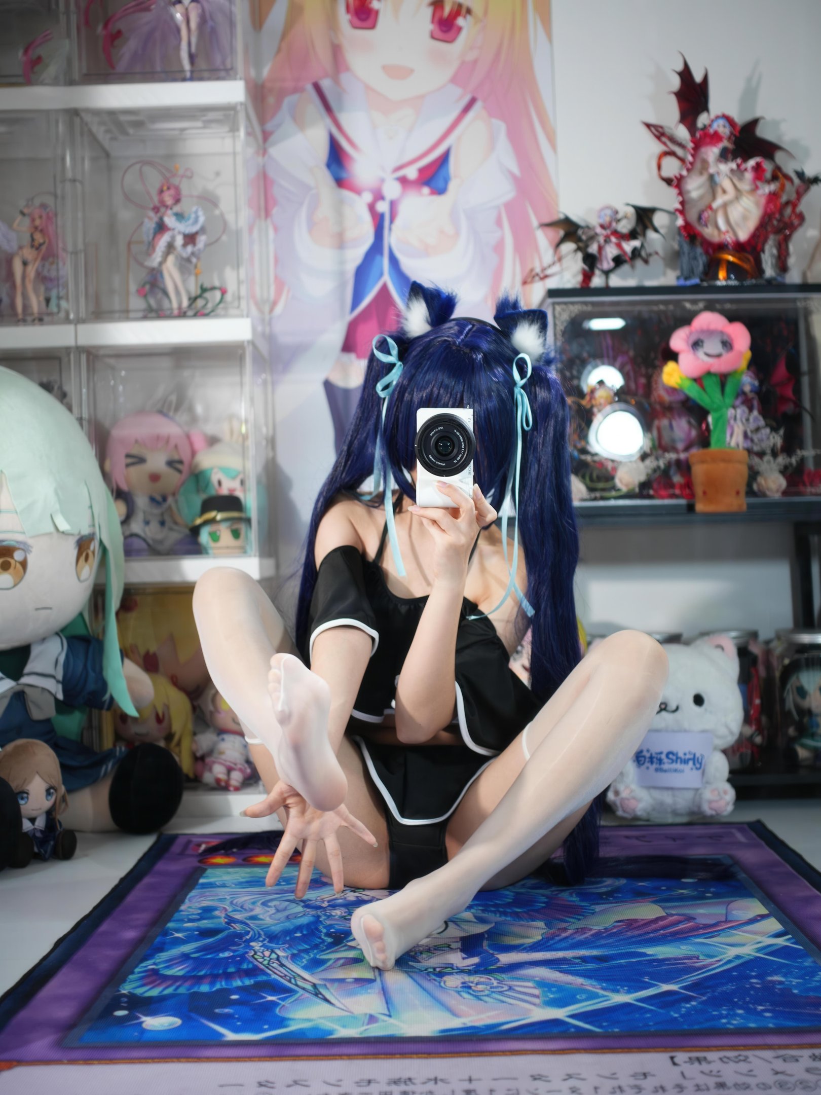 [cosplay] 白栎 Shirly - 黑见茜香主题写真：暗黑色调与神秘气质交织 情绪张力拉满的角色感表达 119P
