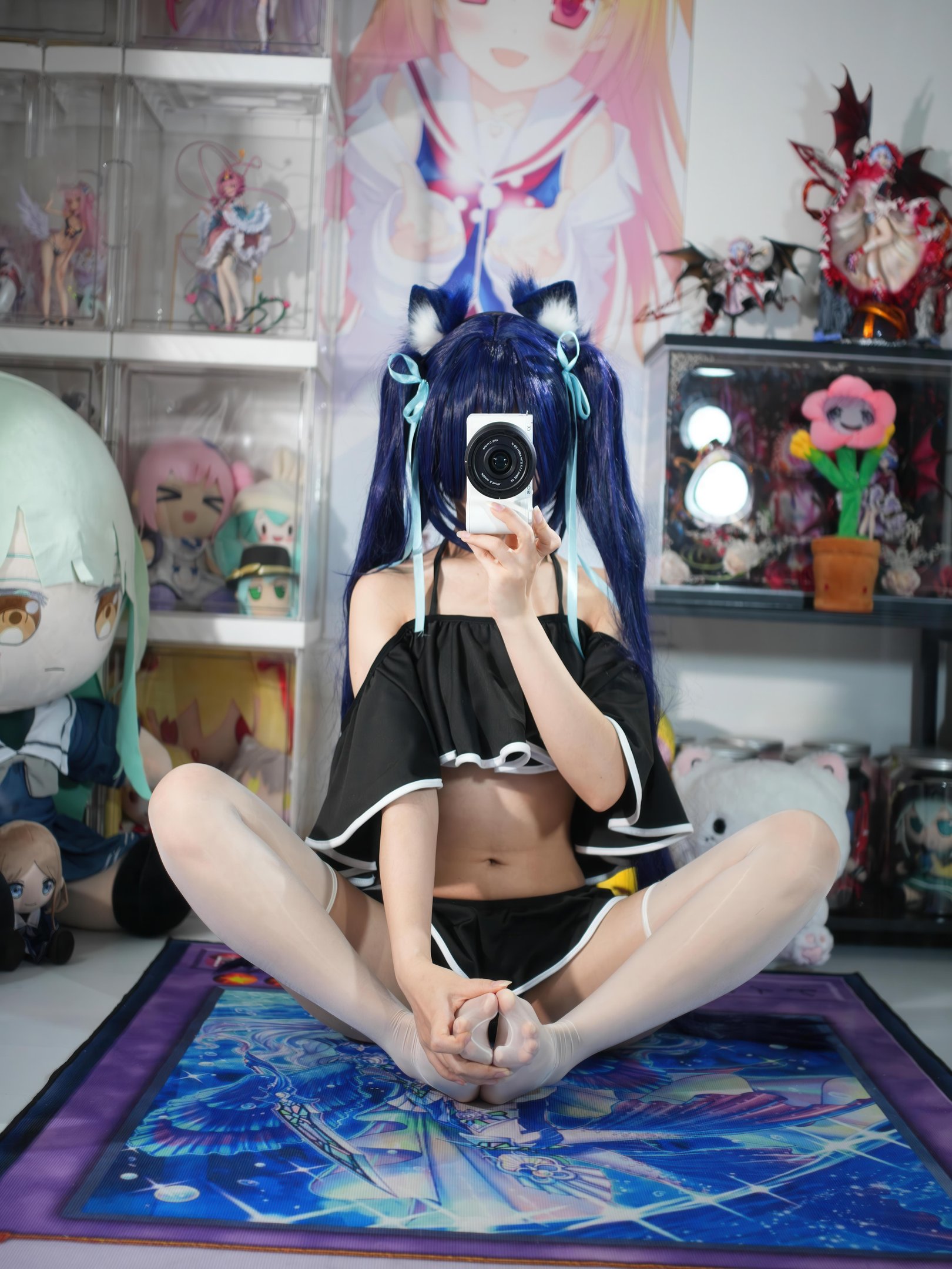 [cosplay] 白栎 Shirly - 黑见茜香主题写真：暗黑色调与神秘气质交织 情绪张力拉满的角色感表达 119P