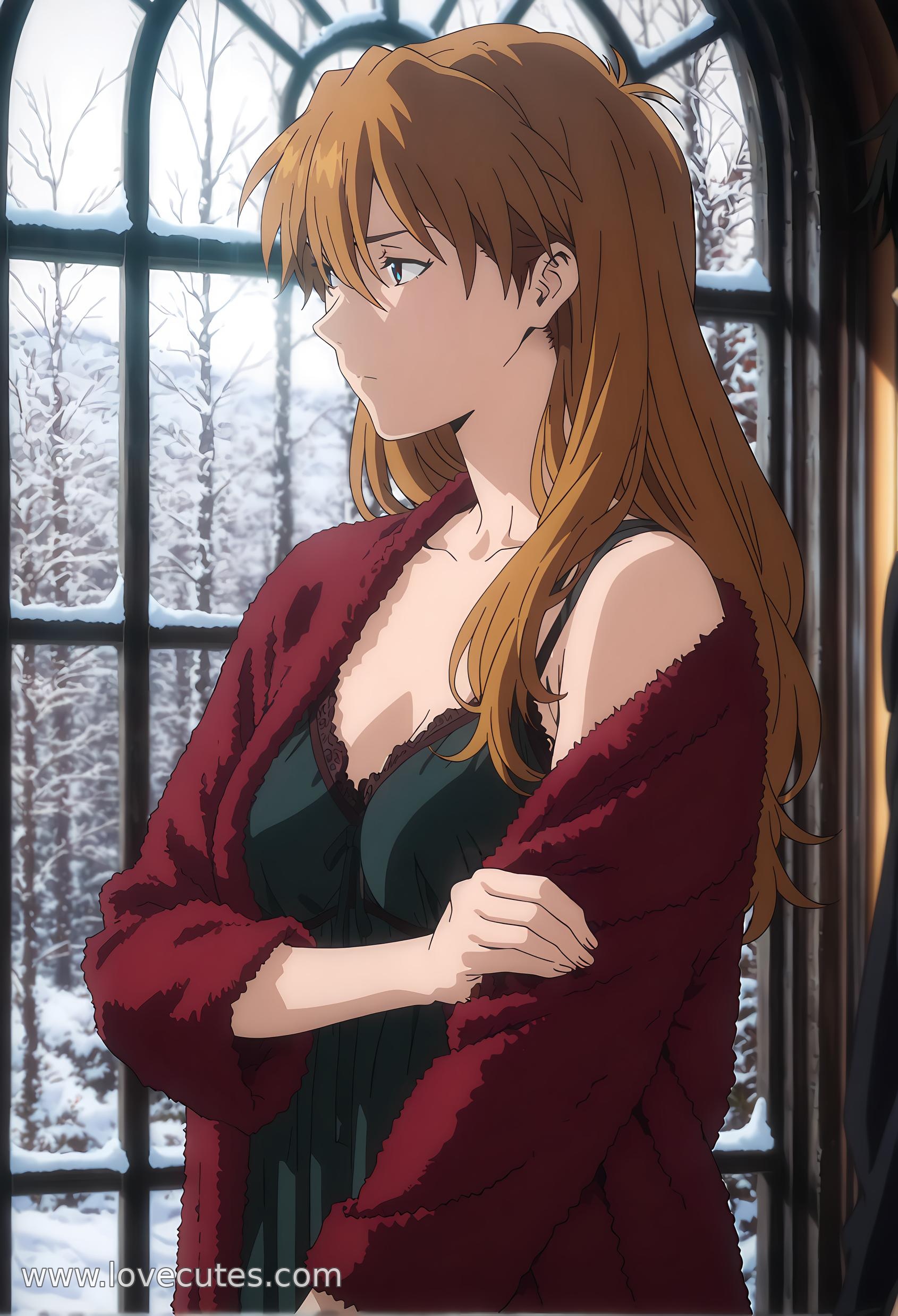 AI Generated Anime Girl - 惣流·明日香：新世纪福音战士白虎少女 湿身撩人姿势展现极致诱惑 71P