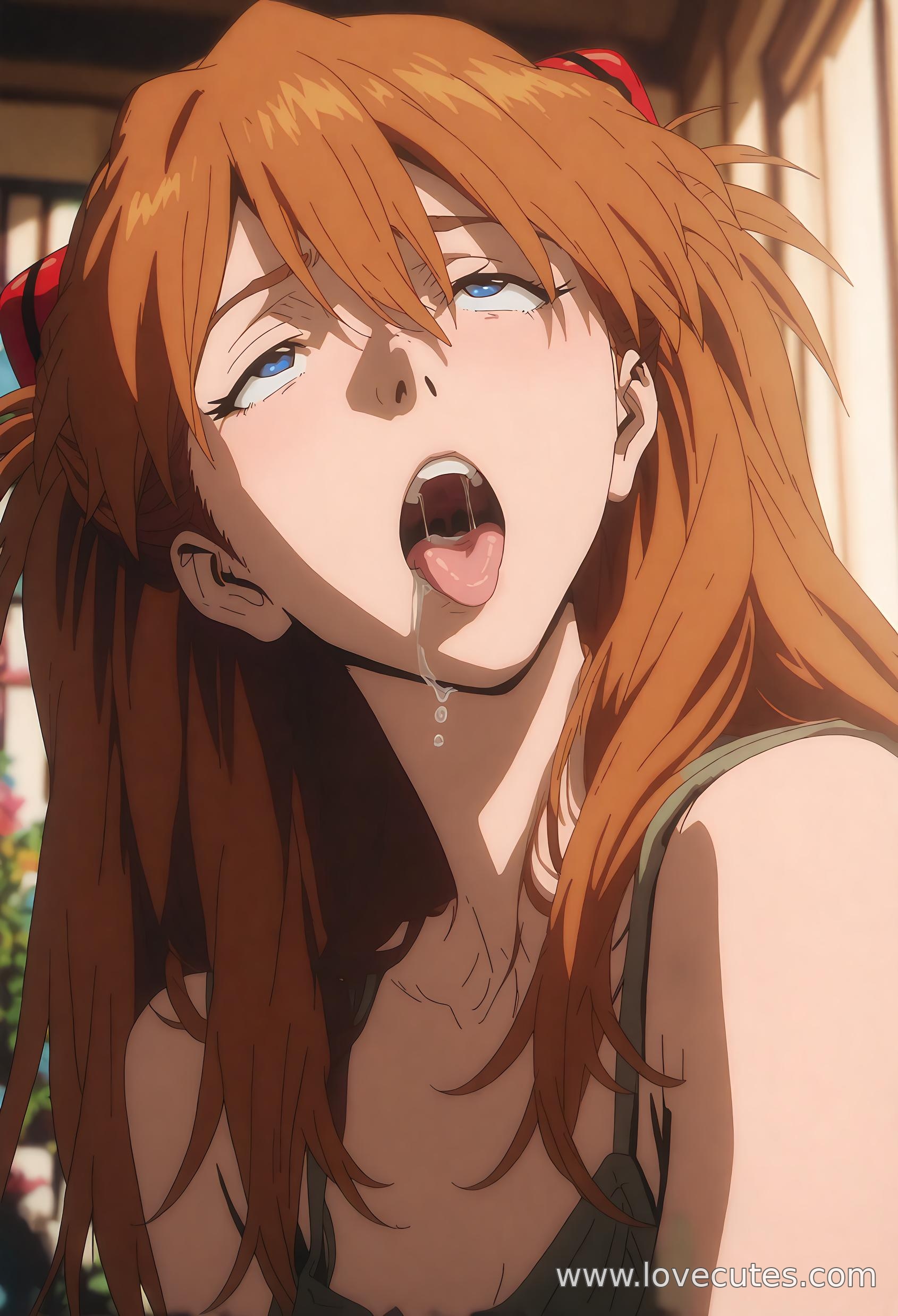 AI Generated Anime Girl - 惣流·明日香：新世纪福音战士白虎少女 湿身撩人姿势展现极致诱惑 71P