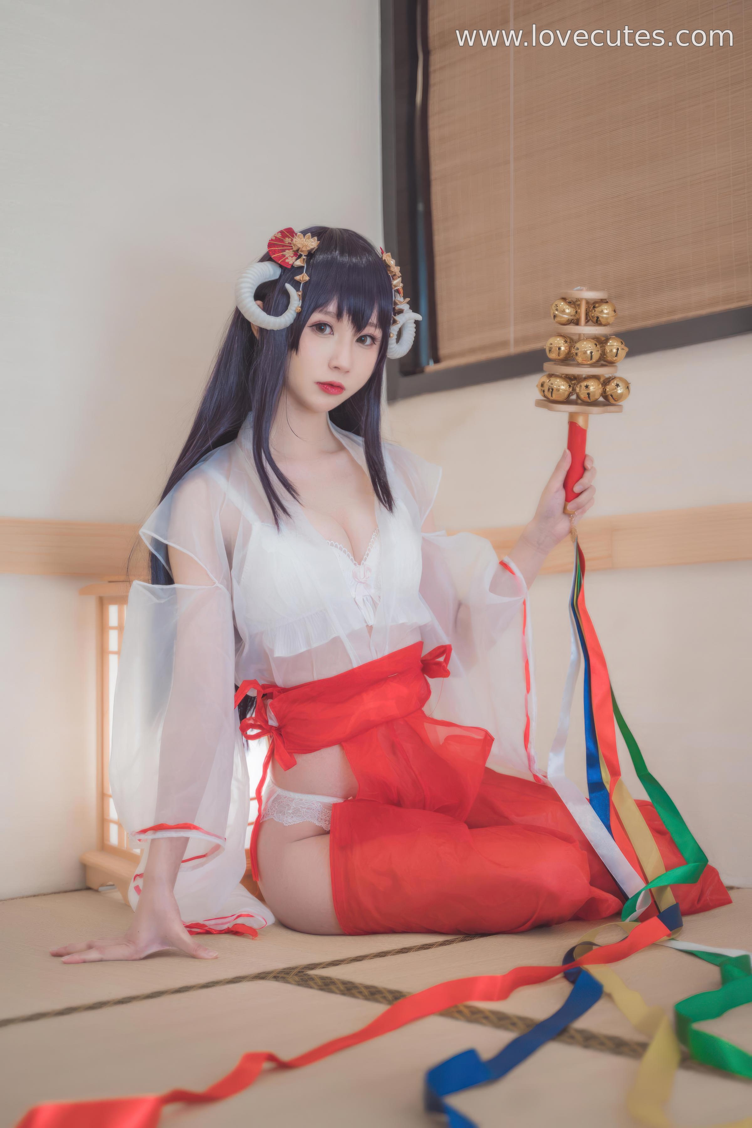 costume hóa trang] Tây Viên Tự Nam Ca - Chủ đề COS Nữ Thần Trong Suốt: Kết Hợp Trang Phục Nữ Thần Mỏng Manh Với Chất Liệu Trong Suốt, Tạo Nên Hiệu Ứng Thị Giác Dịu Dàng Và Huyền Bí Trong Phong Cách Đền Nhật Bản 30P