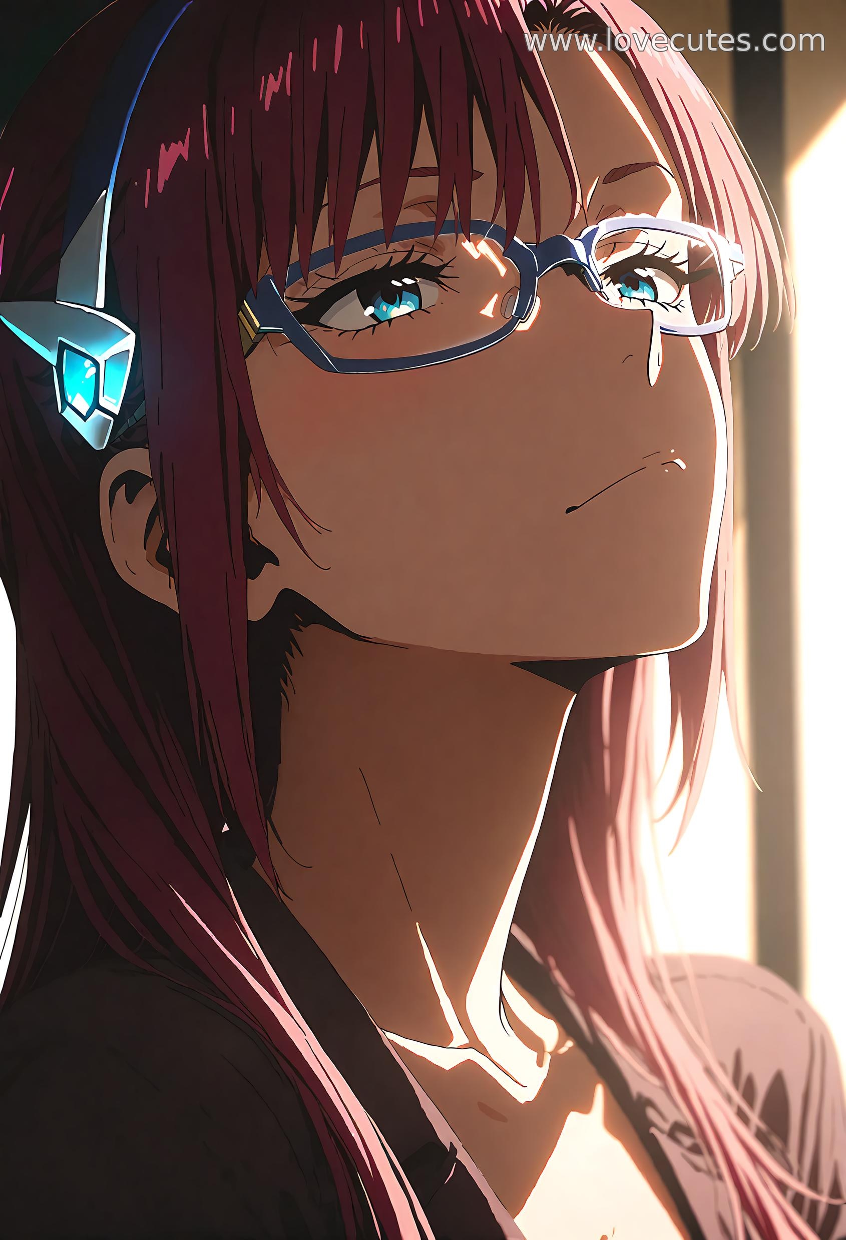 AI Generated Anime Girl - 真希波·玛丽：新世纪福音战士白虎少女 撩人姿势下挑逗眼神展现极致诱惑 45P
