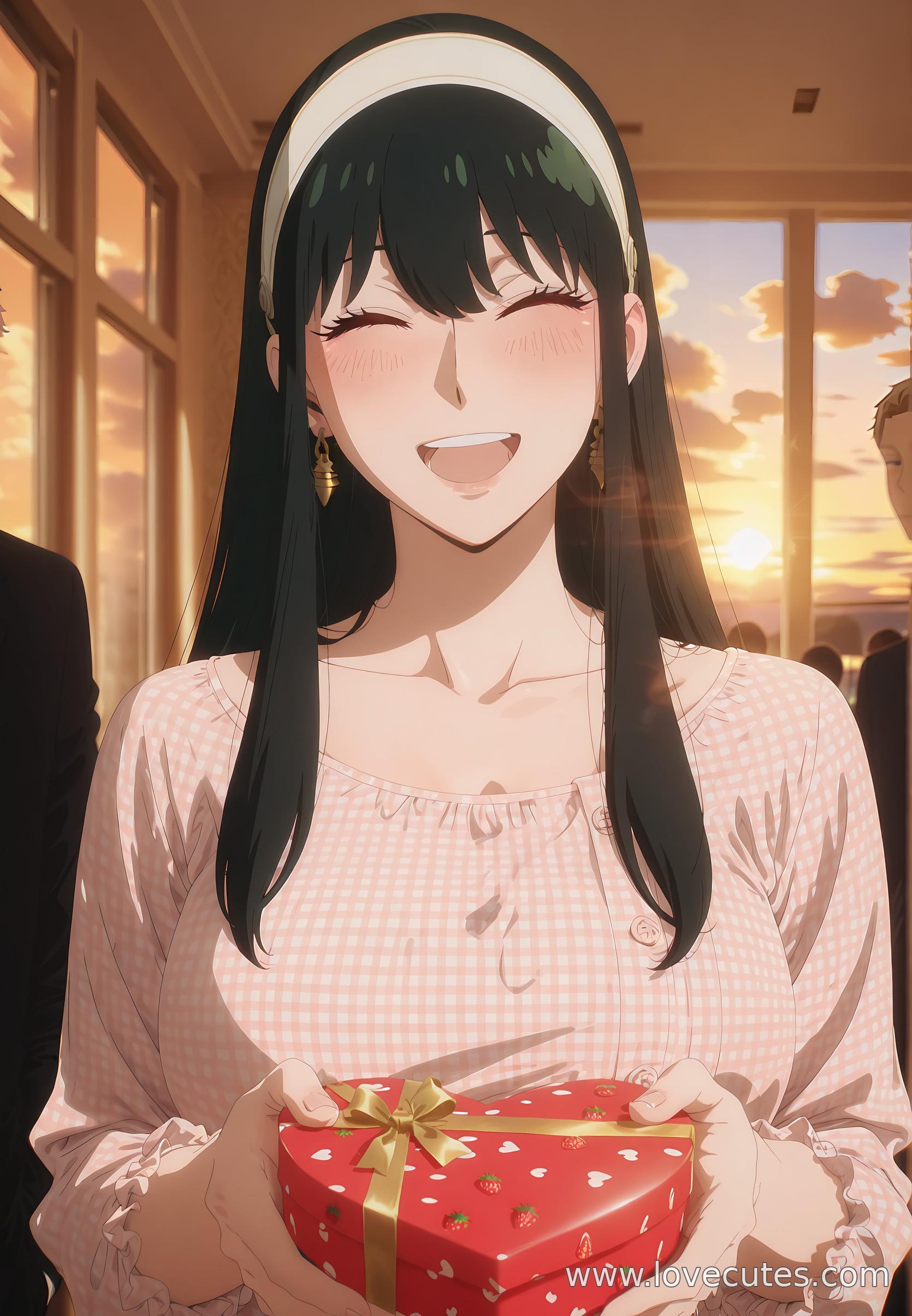 AI Generated Anime Girl - 约尔·福杰：间谍过家家优雅淑女 翘臀美腿下撩人姿势展现极致诱惑 84P