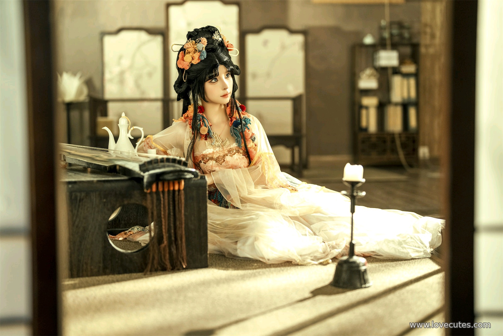 costume] Chún Mạt Mạt - Trang phục cổ trang: Mỹ nhân cổ điển thực tế, Hanfu xuyên thấu, ngực khủng, mông cong, mở khóa, quyến rũ cổ điển tuyệt đỉnh 151P