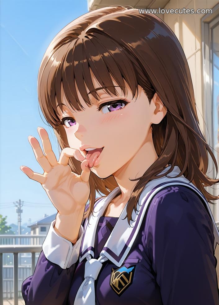 AI สร้างสาวอนิเมะ - 苇月伊织：白虎湿身少女挑逗眼神下撩人姿势展现极致诱惑 107P