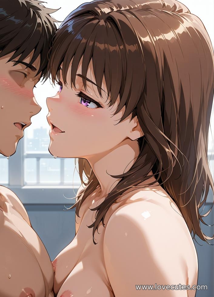 AI สร้างสาวอนิเมะ - 苇月伊织：白虎湿身少女挑逗眼神下撩人姿势展现极致诱惑 107P