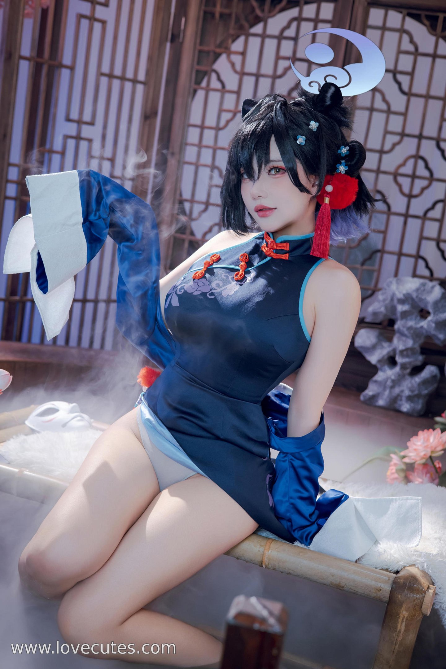 '[cosplay] Có phải là một chú gấu không - Từ Huyền Quang: Áo dài phong cách quốc gia + Không khí cổ trang, ánh mắt và dáng vẻ quyến rũ, chi tiết chất lượng cao 55P'