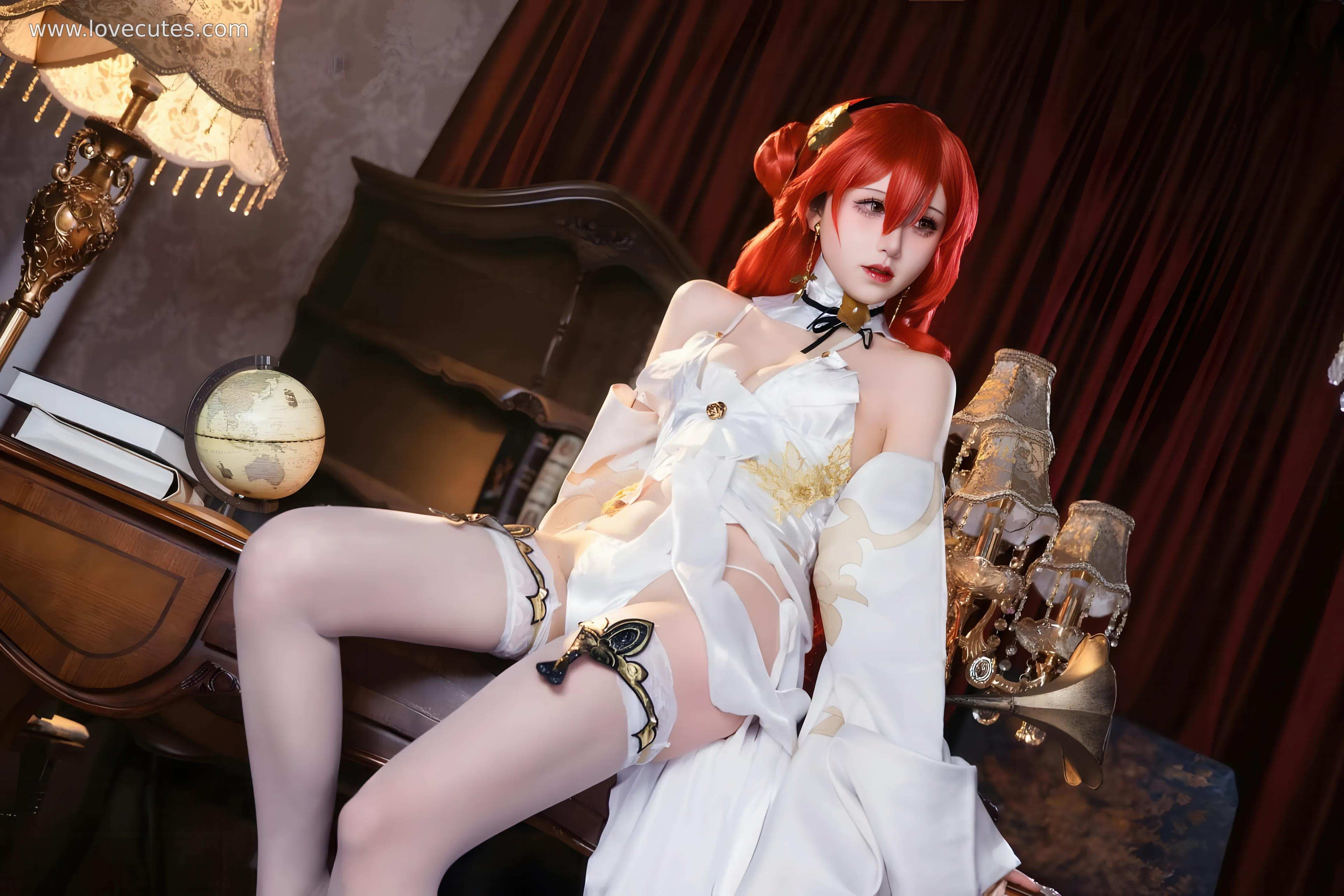 Cosplay] Shuangmu Fusu - Honkai: Star Rail Herta: Character Design Restoration, Sci-Fi Costume and Composed Aura Presentation, Simple Scenes Highlighting Character Expressions and Atmosphere, 30P
