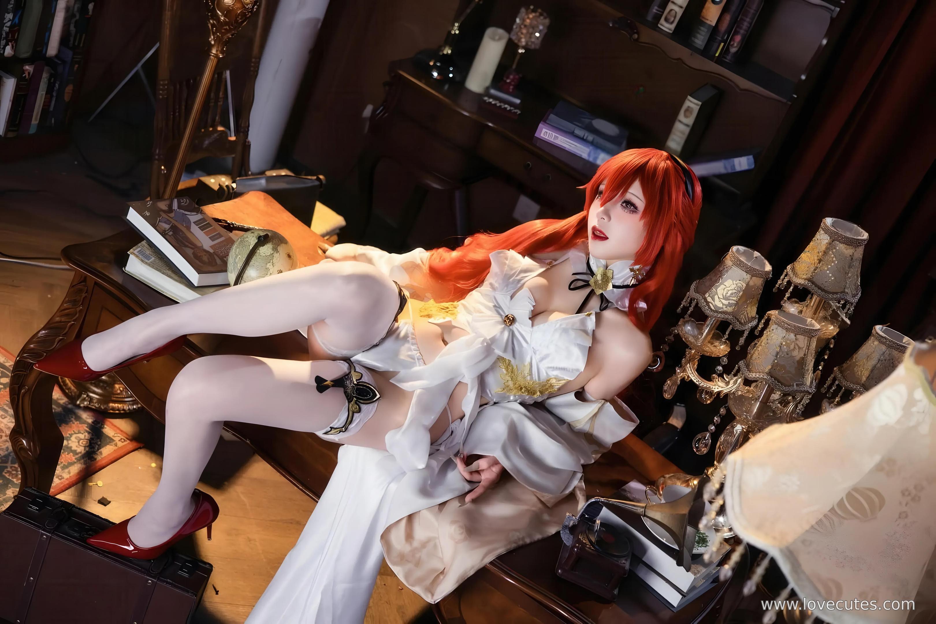Cosplay] Shuangmu Fusu - Honkai: Star Rail Herta: Character Design Restoration, Sci-Fi Costume and Composed Aura Presentation, Simple Scenes Highlighting Character Expressions and Atmosphere, 30P