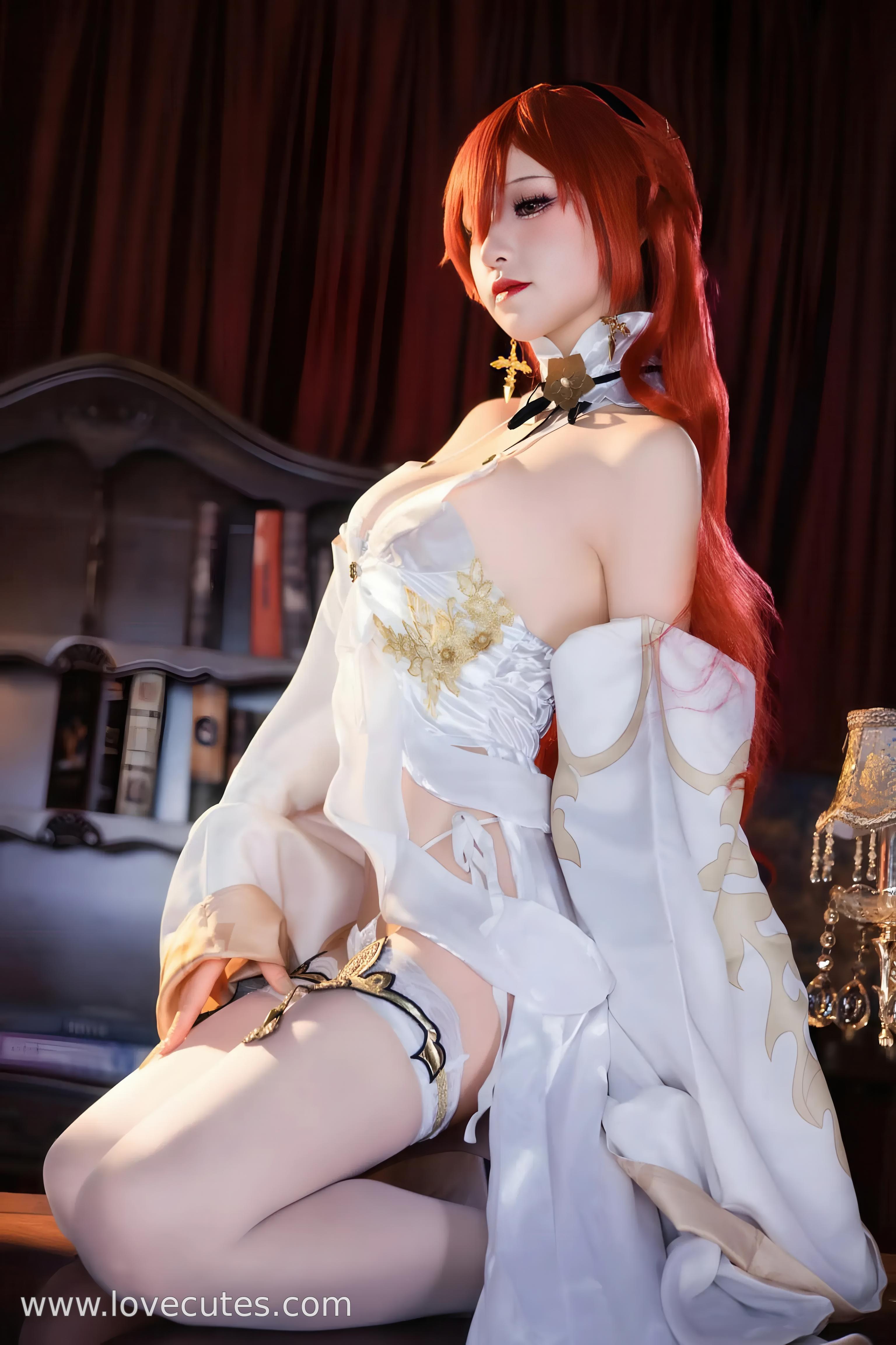 Cosplay] Shuangmu Fusu - Honkai: Star Rail Herta: Character Design Restoration, Sci-Fi Costume and Composed Aura Presentation, Simple Scenes Highlighting Character Expressions and Atmosphere, 30P