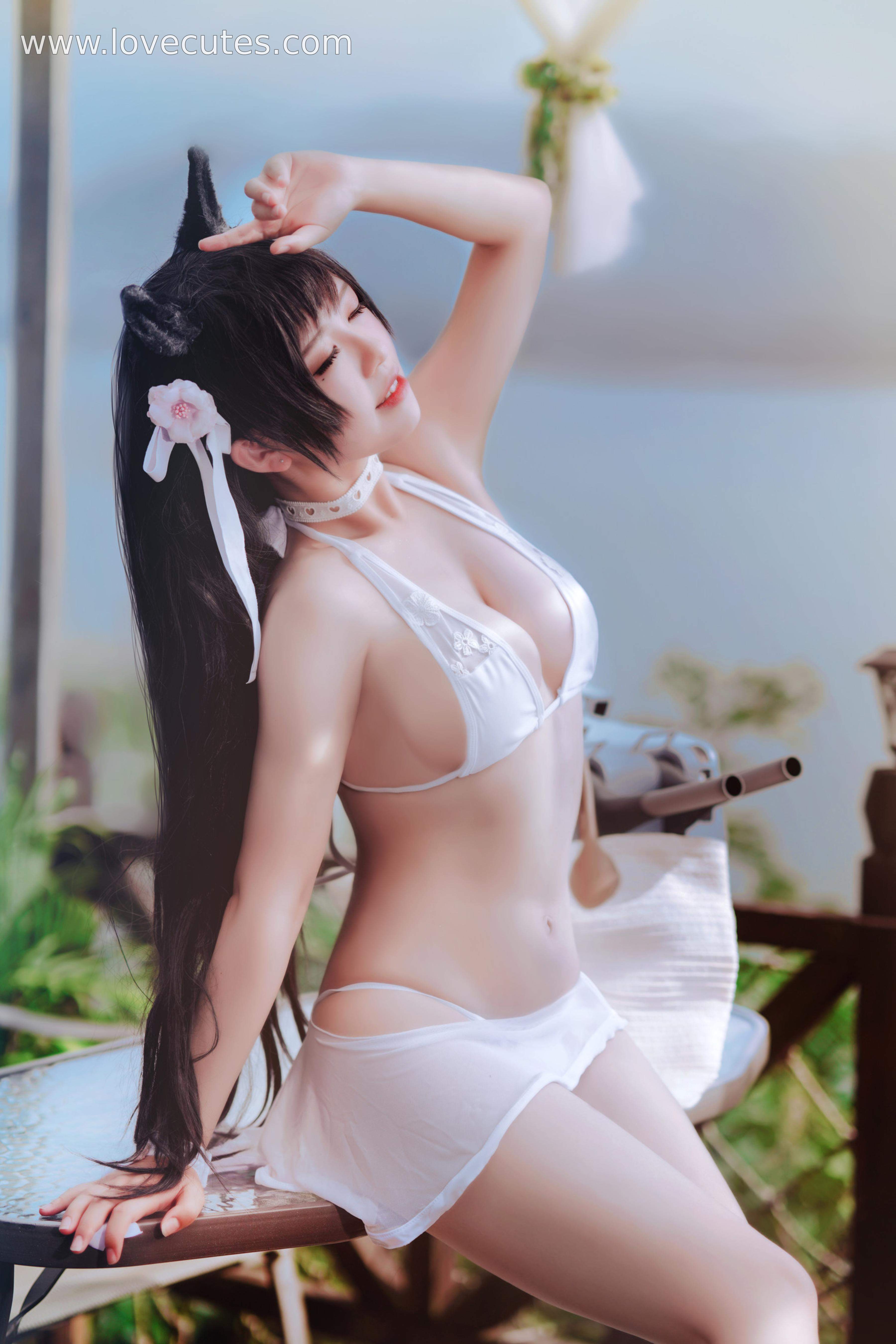 Ban Ban Zi Cosplay Atago Midsummer March 27P