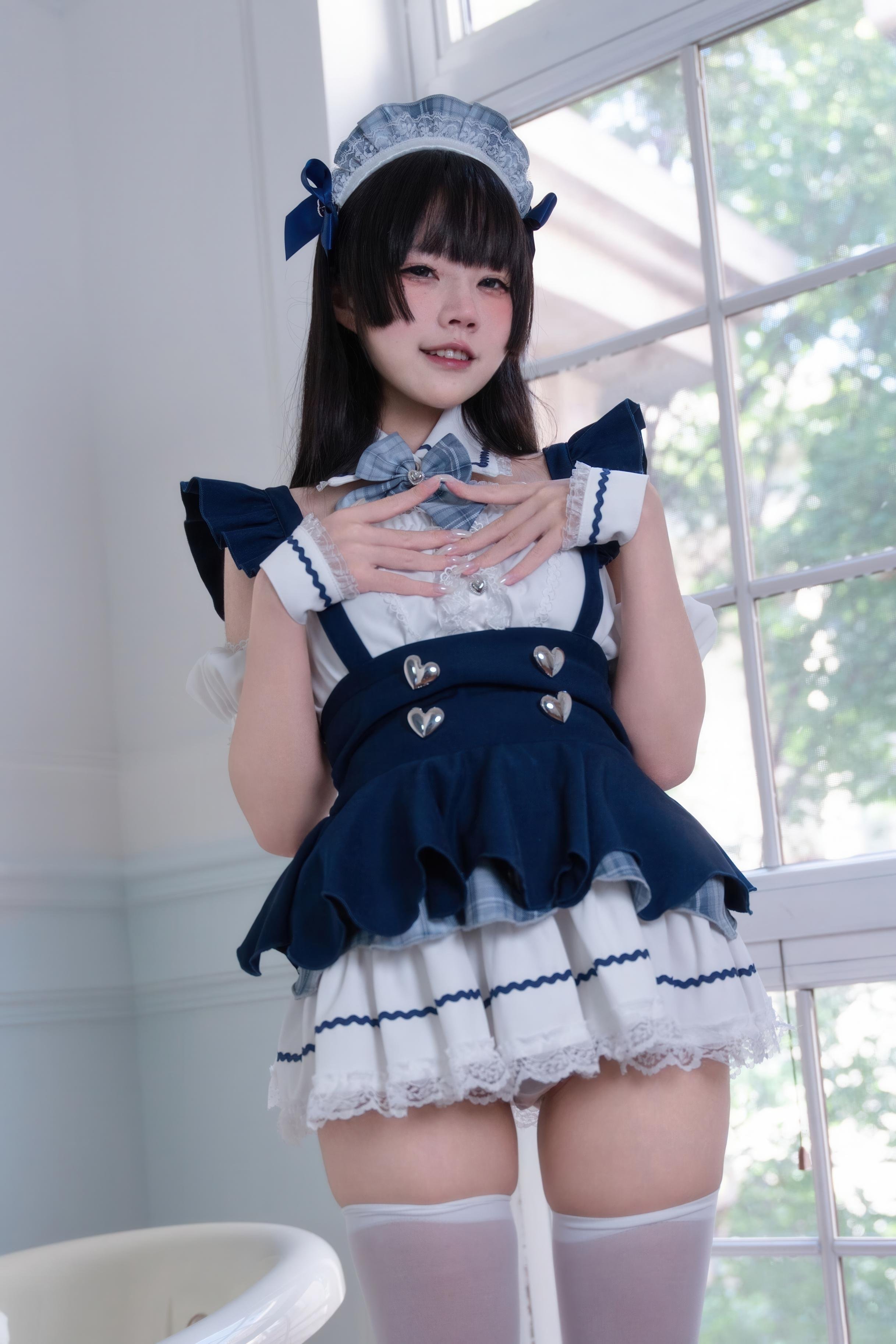 [cosplay] 清水凪 - 女仆服务主题：白丝加持的甜系女仆氛围 清纯可爱感拉满 68P