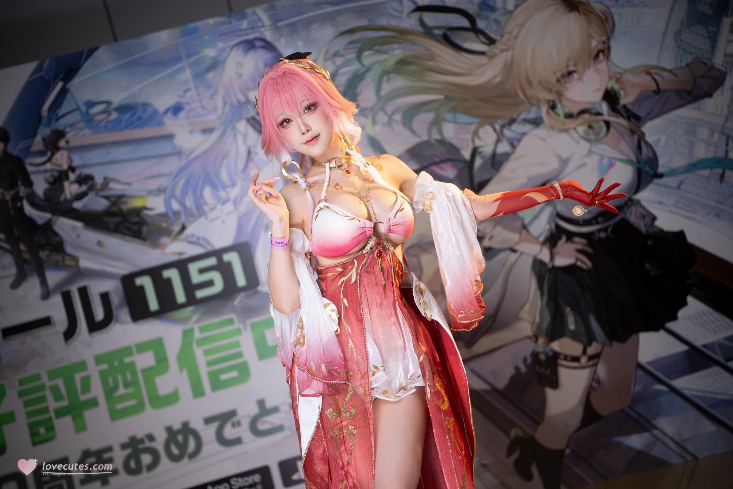 '[cosplay] 水淼Aqua - 鸣潮长离C107: Ảnh Thực Tế Tại Triển Lãm, Không Khí Sống Động 29P'